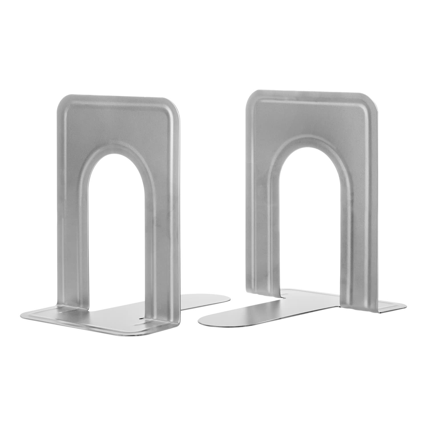 Κάνε κλικ για να δεις την εικόνα 2 του Sentio Βιβλιοστάτης Μεταλλικός Σετ 2 Τεμ. Ασημί