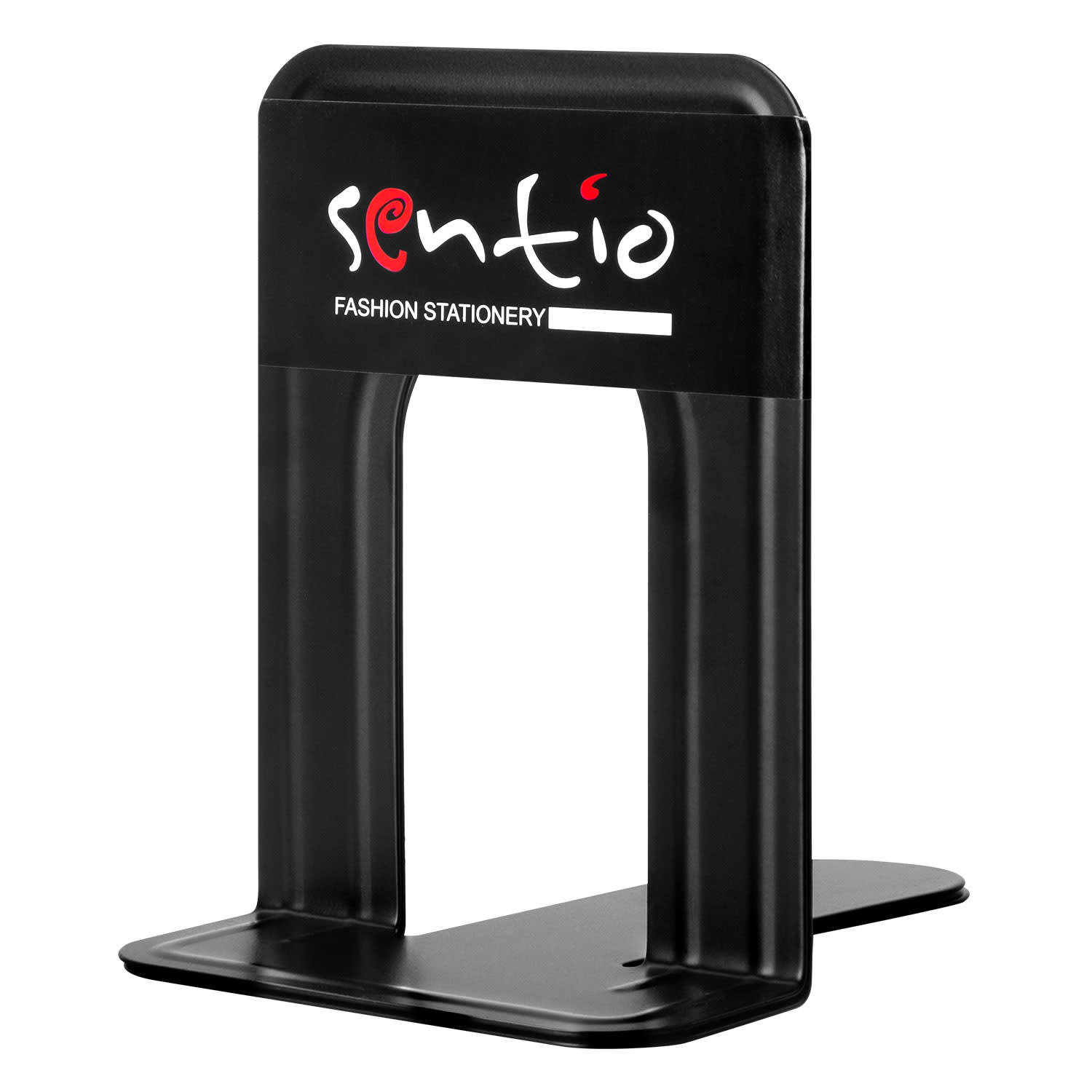 Sentio Βιβλιοστάτης Μεταλλικός Σετ 2 Τεμ. Μαύρο