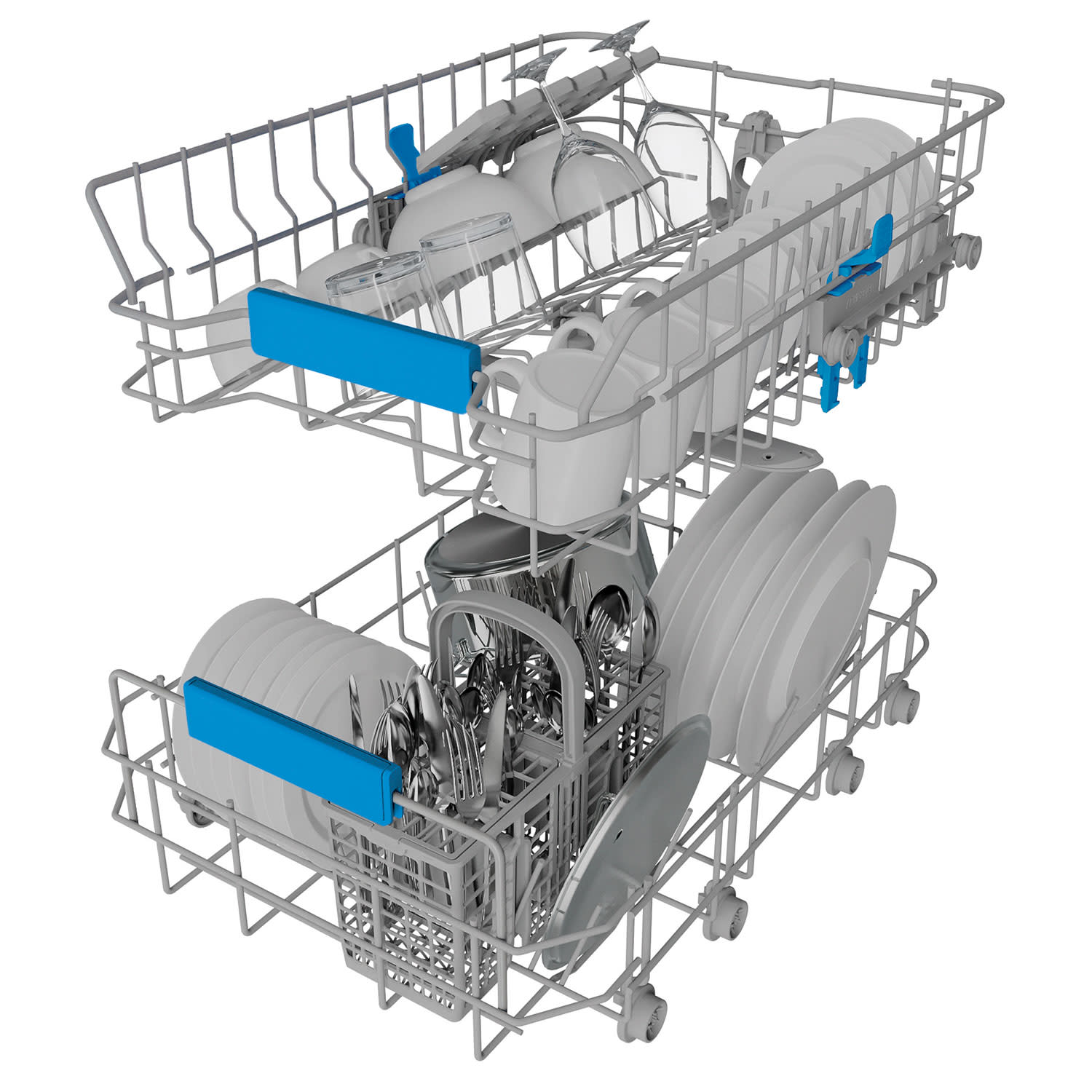Κάνε κλικ για να δεις την εικόνα 3 του Indesit IN2FC10BS7A0S Πλυντήριο Πιάτων Ελεύθερο 45 cm