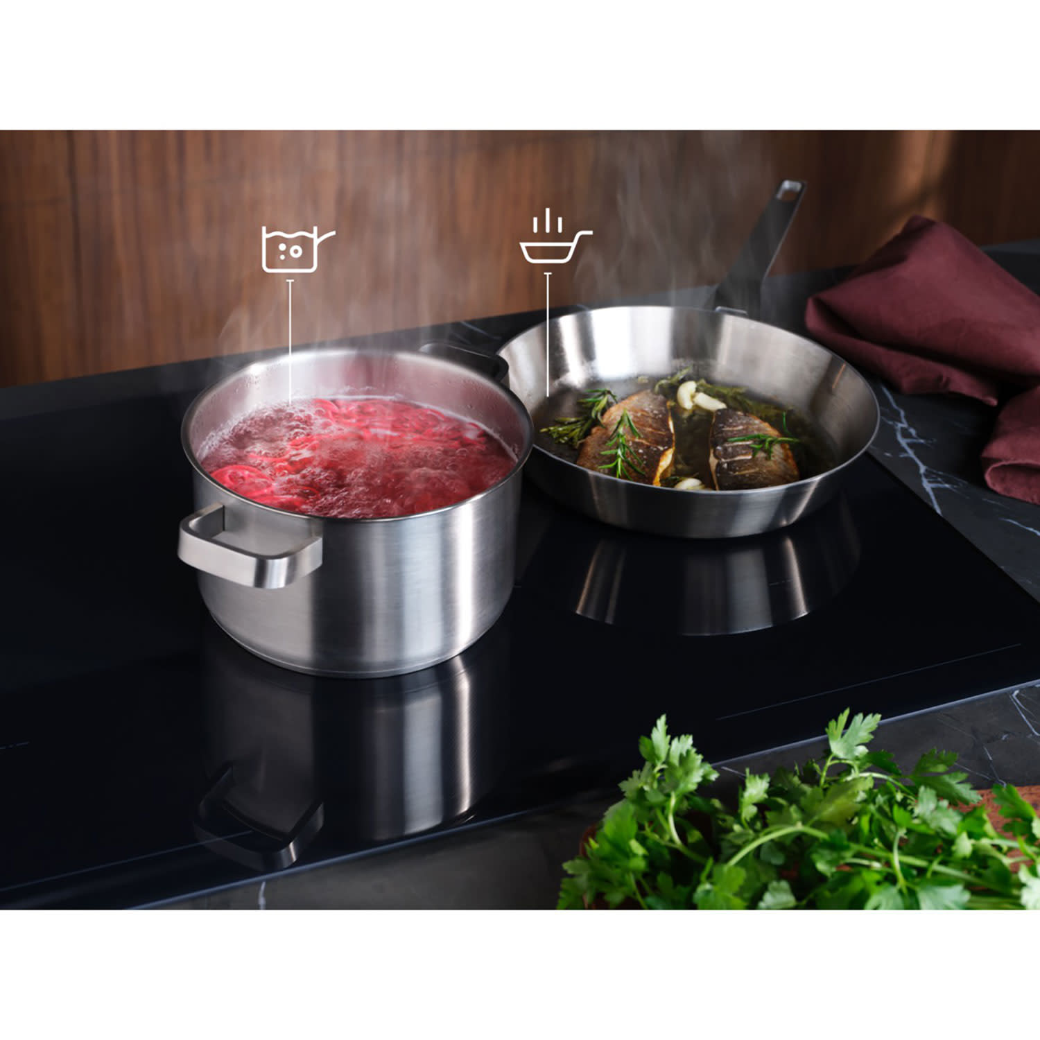 Εικόνα 7 του AEG TH85IM30FB Εστίες Επαγωγικές