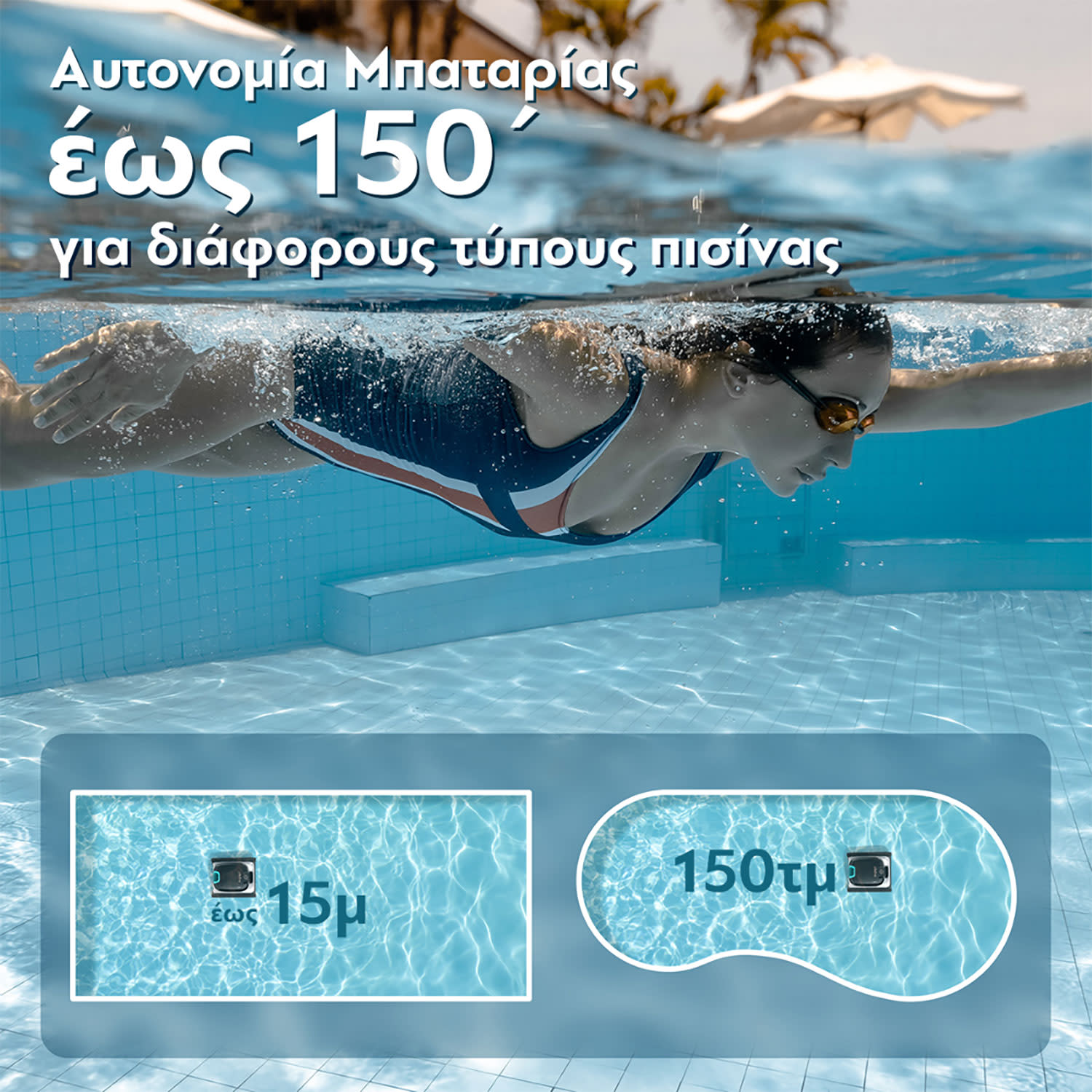 Εικόνα 4 του Aiper Καθαριστής Πισίνας Ρομπότ Scuba N1 W.