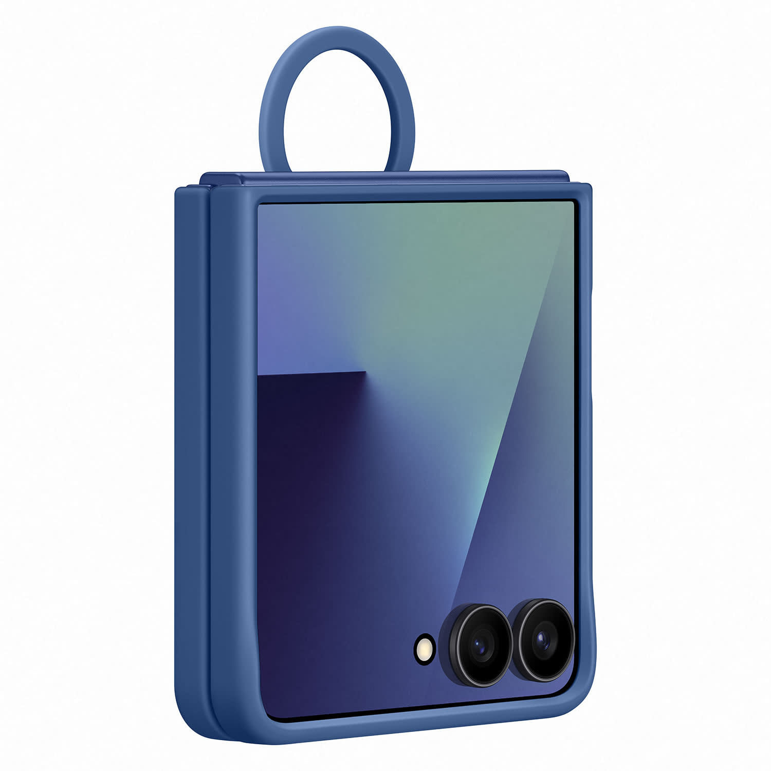 Εικόνα 5 του Samsung Θήκη Back Cover για Samsung Galaxy Z Flip 7 Ring Case Σιλικόνης Μπλε