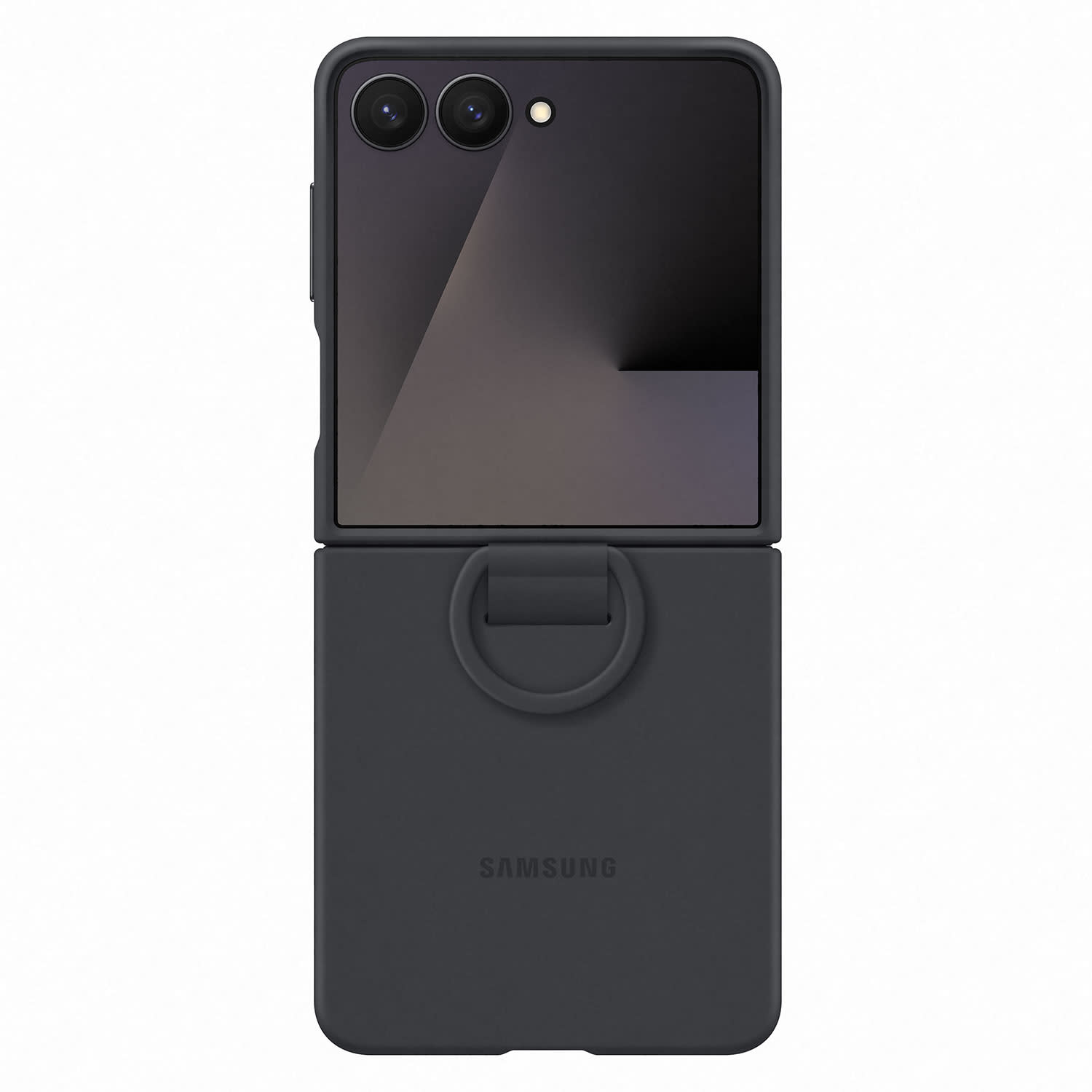 Εικόνα 1 του Samsung Θήκη Back Cover για Samsung Galaxy Z Flip 7 Ring Case Σιλικόνης Μαύρη