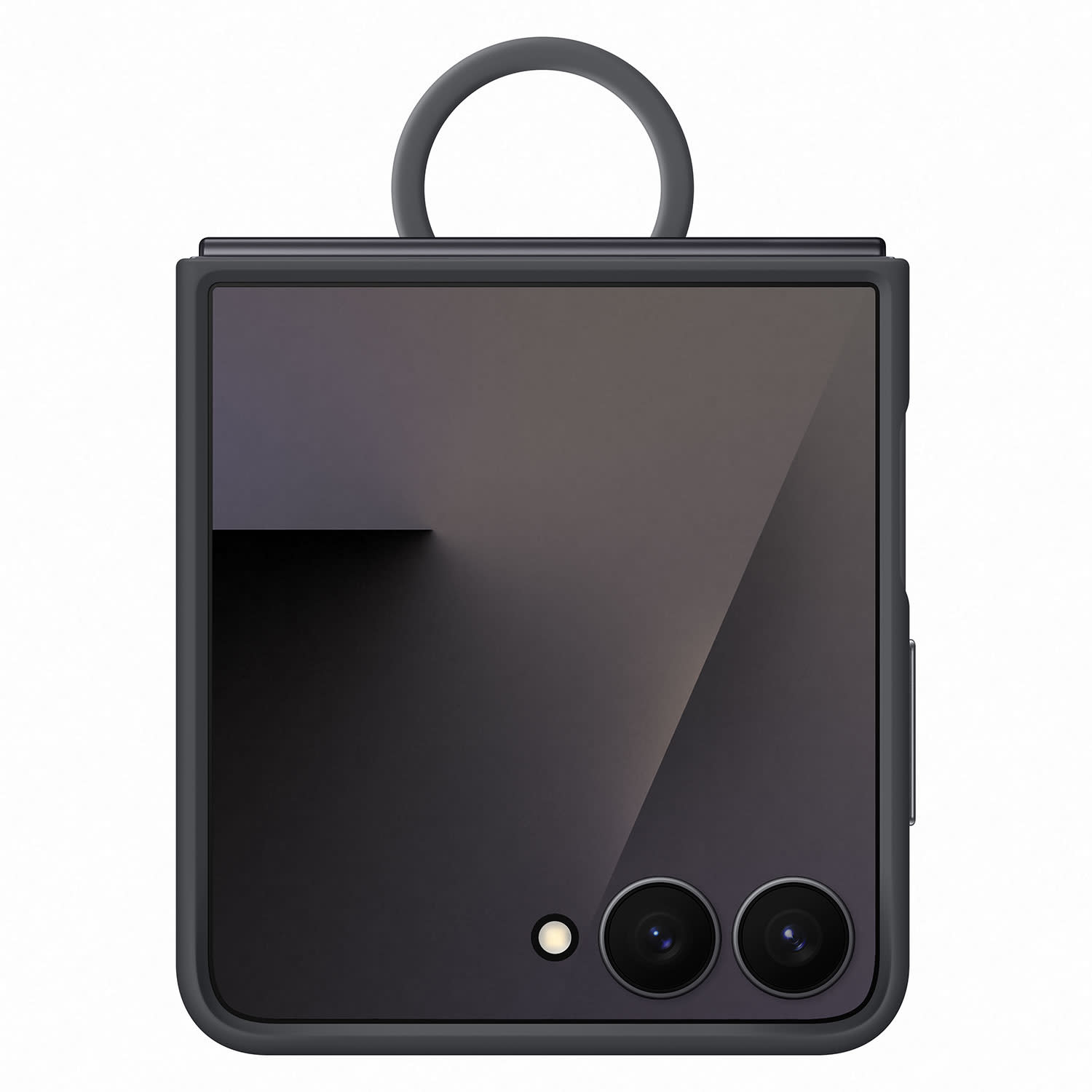 Εικόνα 4 του Samsung Θήκη Back Cover για Samsung Galaxy Z Flip 7 Ring Case Σιλικόνης Μαύρη