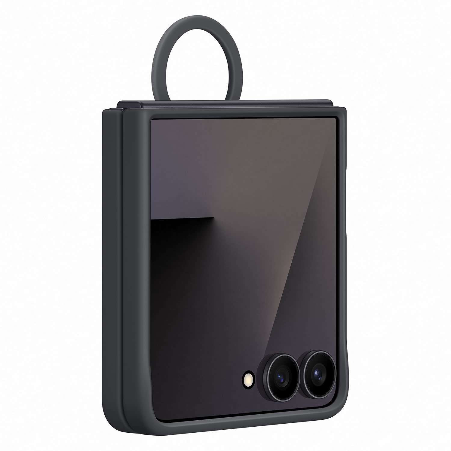 Εικόνα 5 του Samsung Θήκη Back Cover για Samsung Galaxy Z Flip 7 Ring Case Σιλικόνης Μαύρη