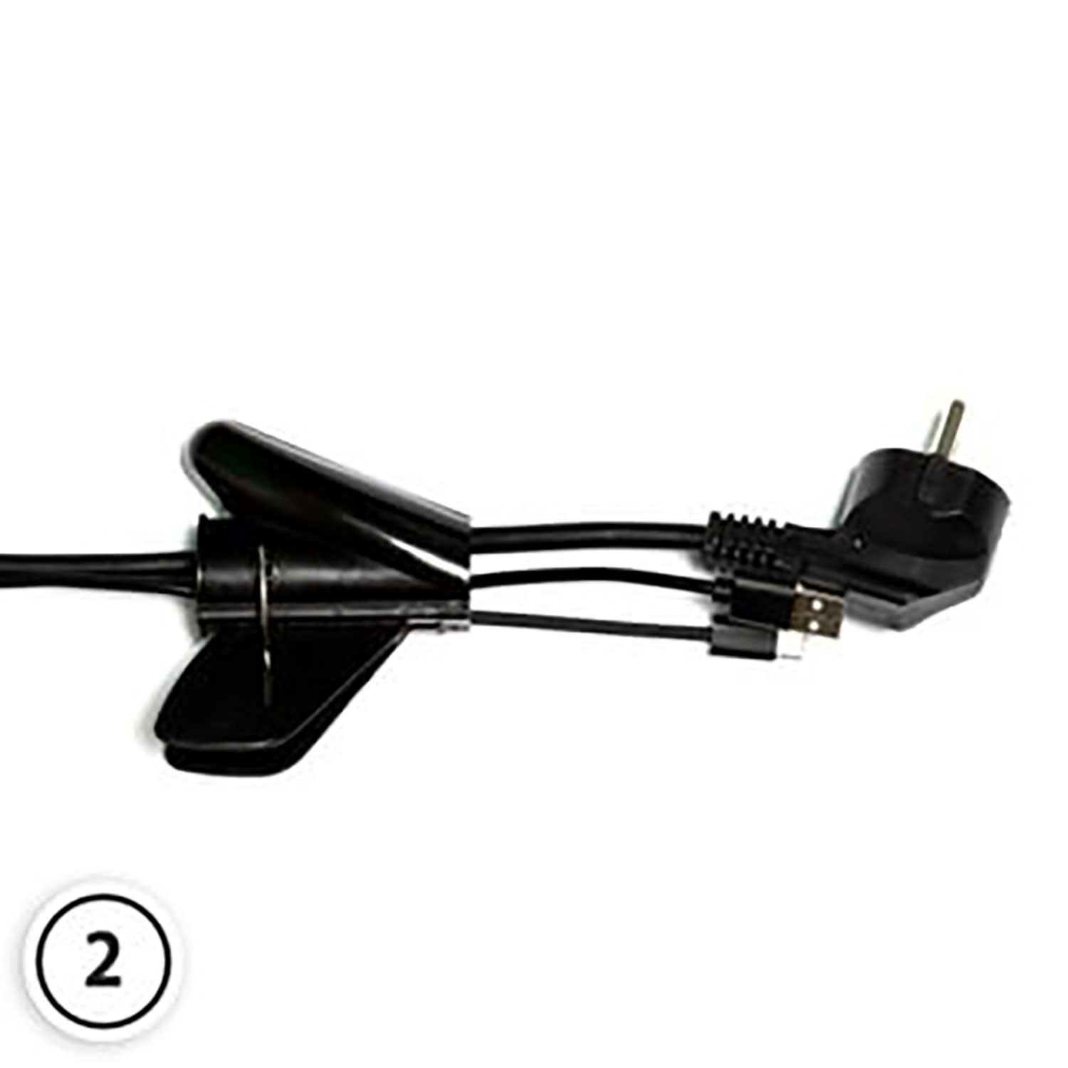 Κάνε κλικ για να δεις την εικόνα 3 του Q-Connect Διαχειριστής Καλωδίων με Κλιπ (2.5m)