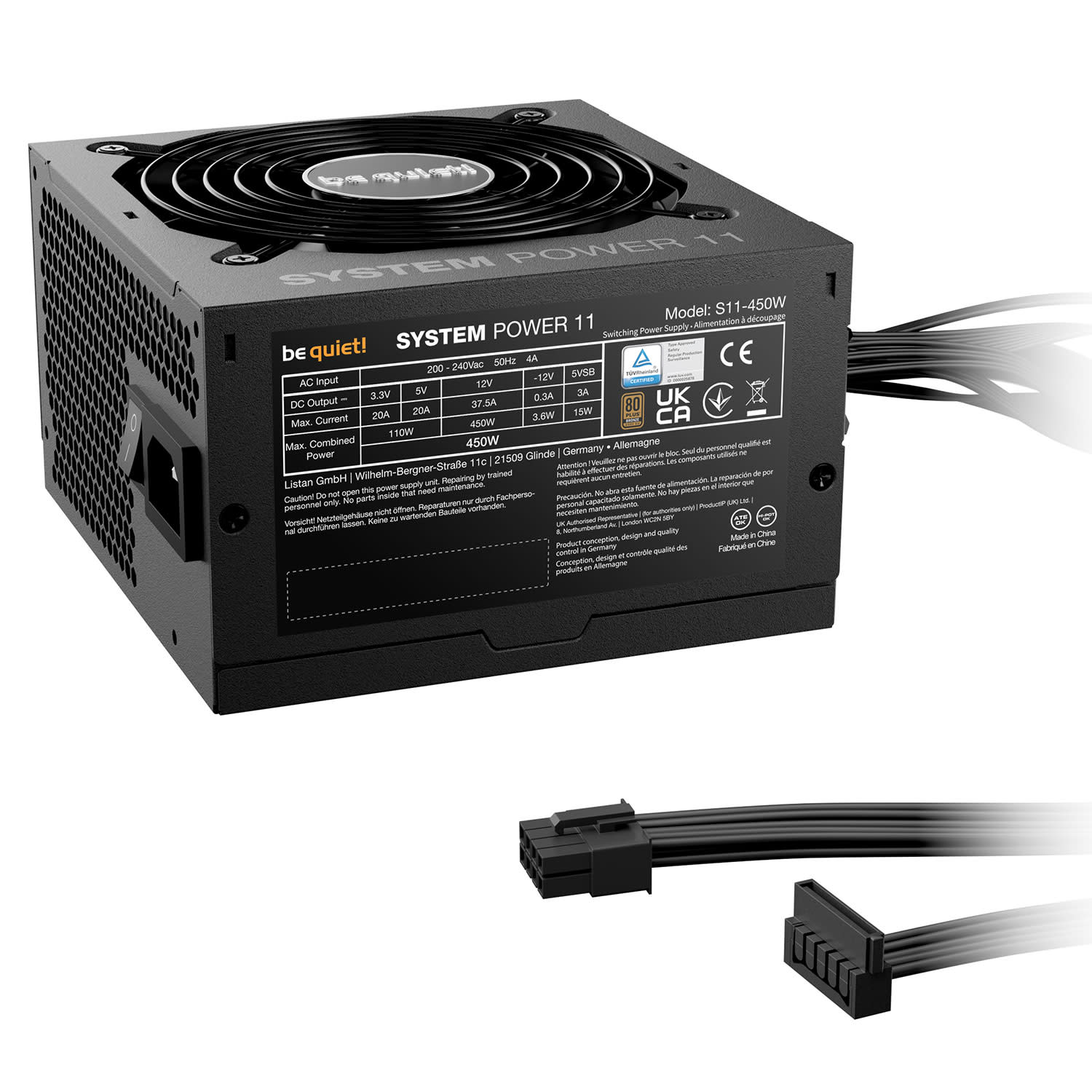Εικόνα 3 του Be Quiet! Be Quiet PSU System Power 11 450W 80+ Bronze