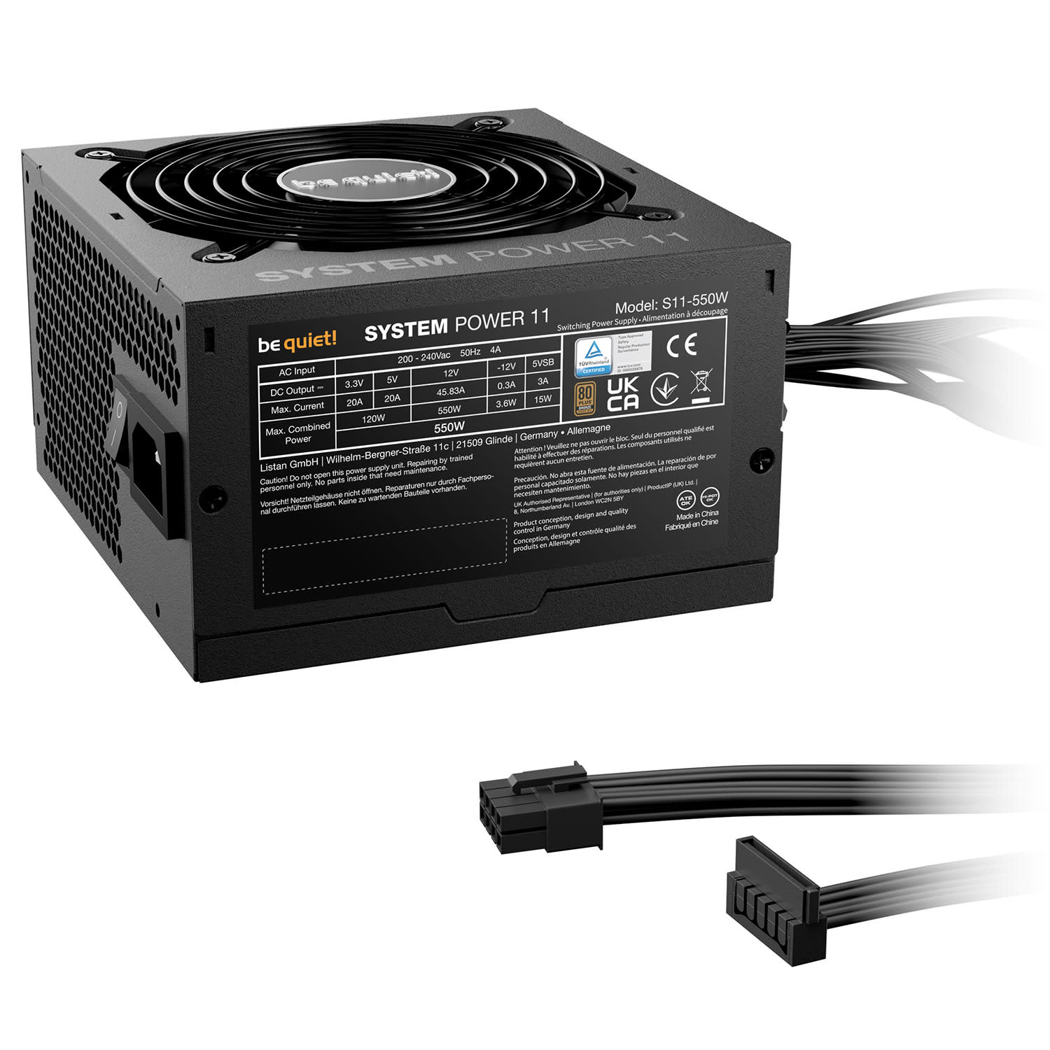 Εικόνα 3 του Be Quiet! Be Quiet PSU System Power 11 550W 80+ Bronze