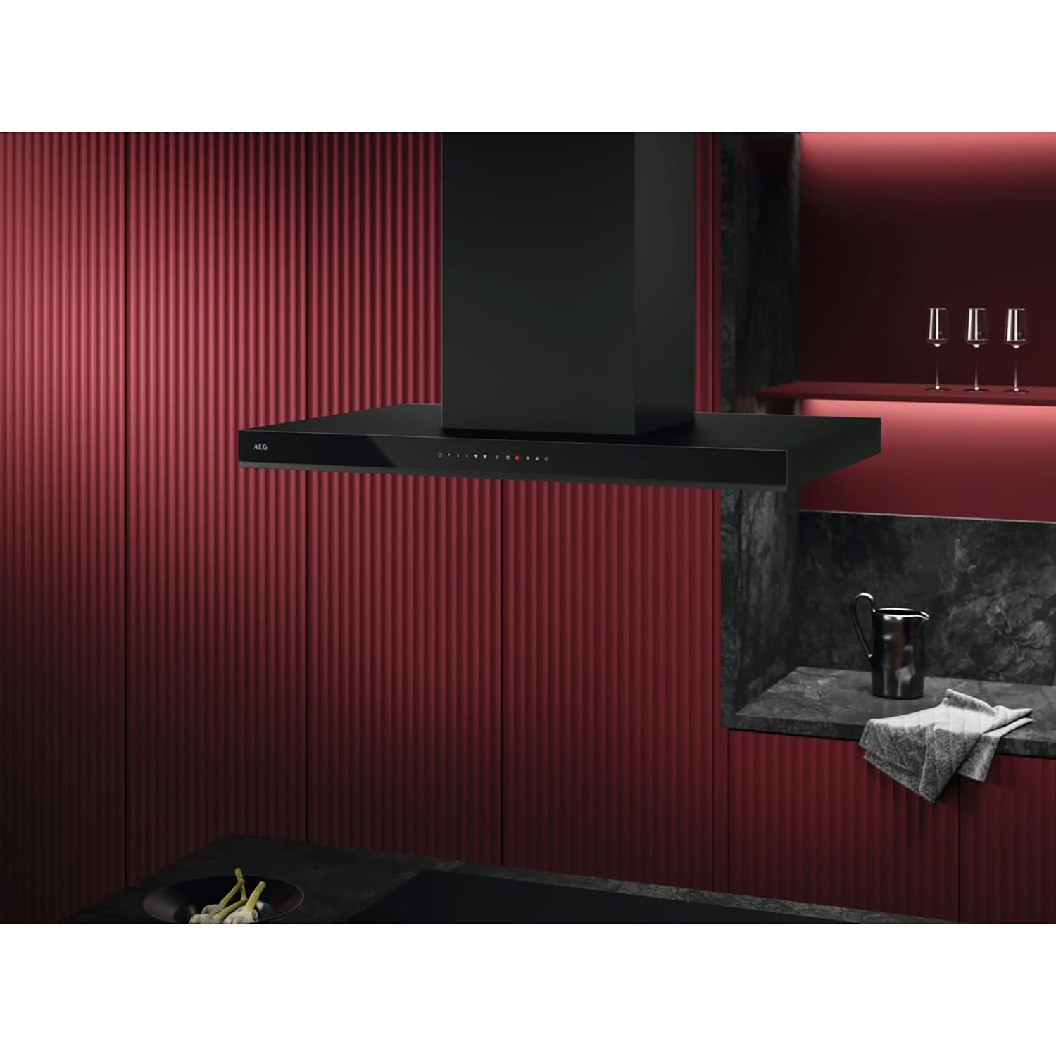 Εικόνα 6 του AEG GI87D91CB Απορροφητήρας Νησίδα