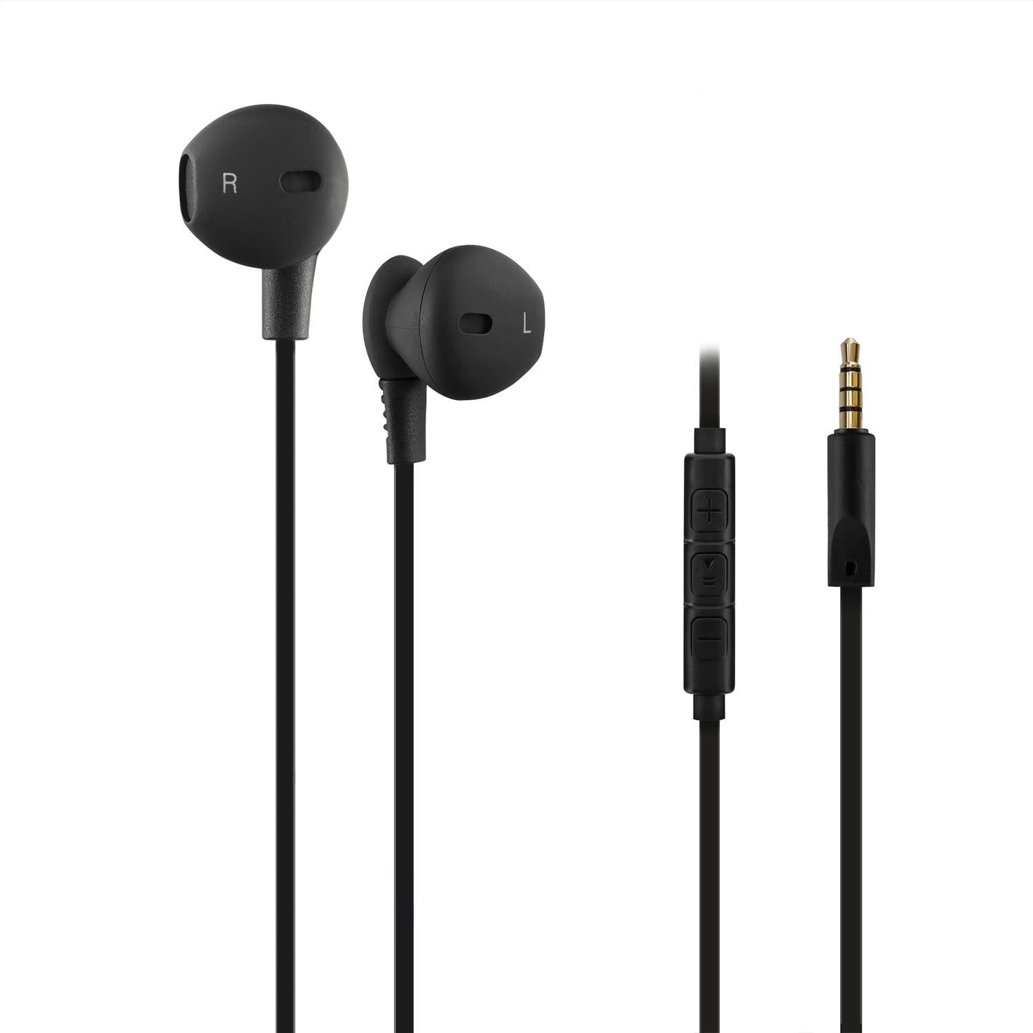 Sentio Handsfree Earphones POP 300 Μαύρο