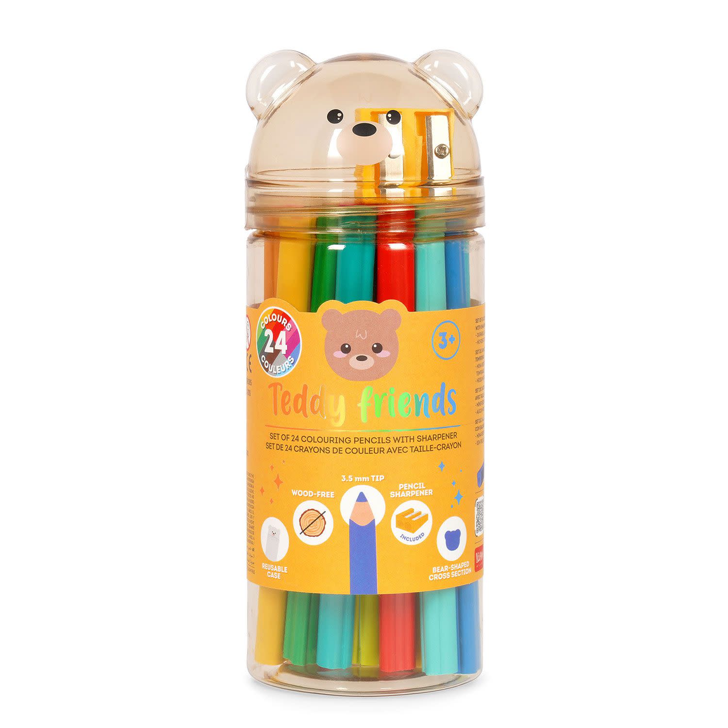 Legami Σετ Ξυλομπογιές 24τεμ. Teddy Bear
