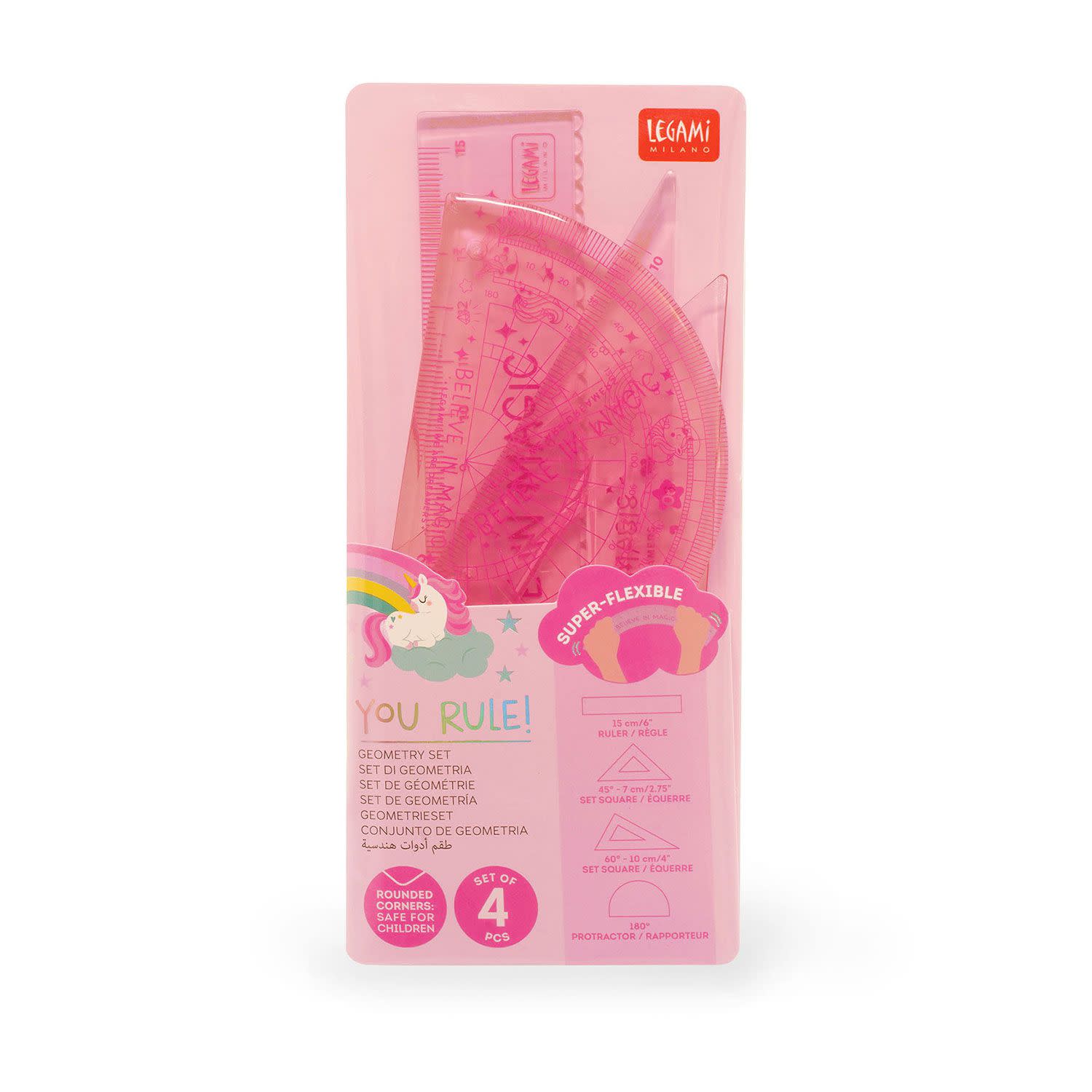 Εικόνα 4 του Legami Σετ γεωμετρικών οργάνων Unicorn