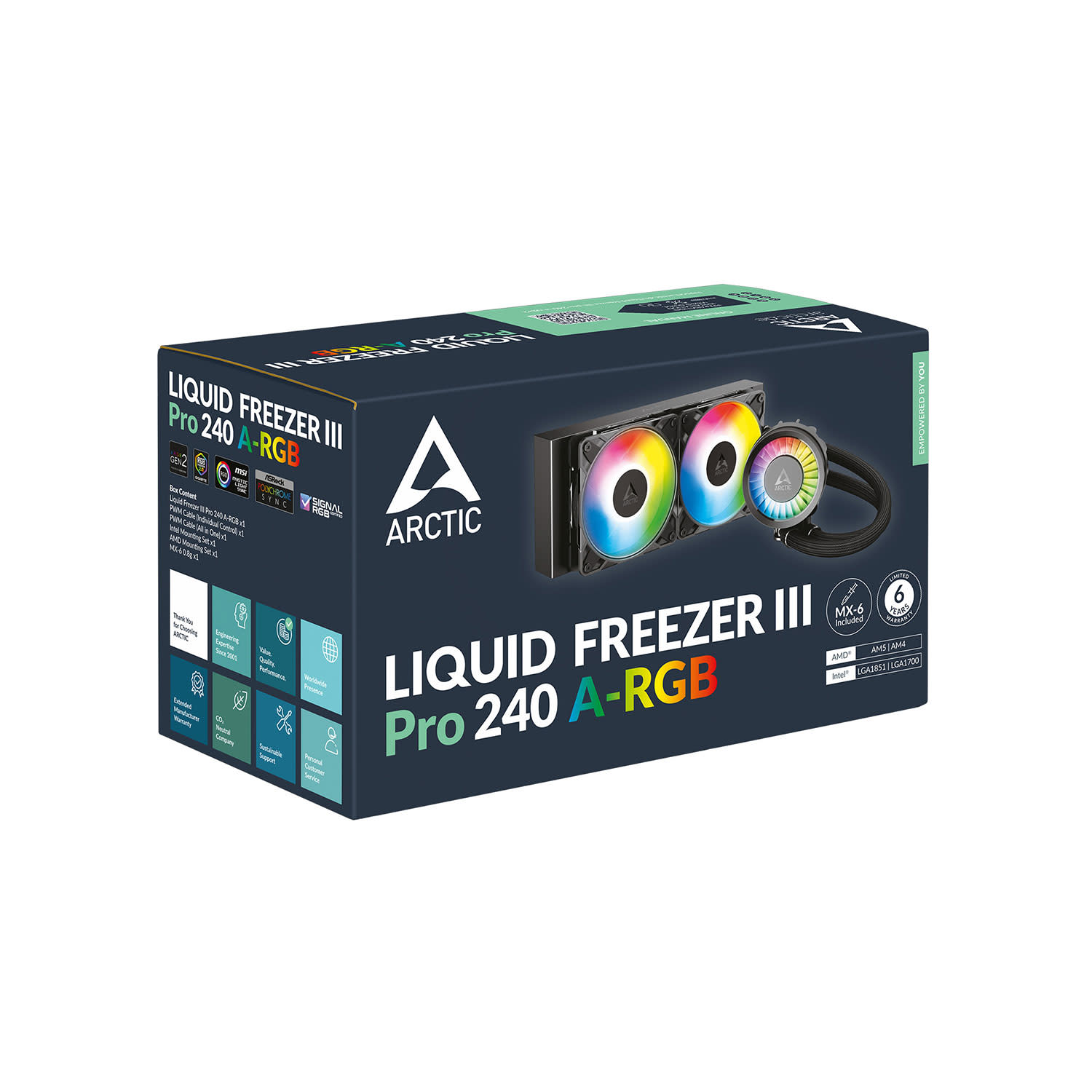 Εικόνα 6 του Arctic Cooling CPU Cooler Arctic Liquid Freezer III Pro 240 A-RGB Black