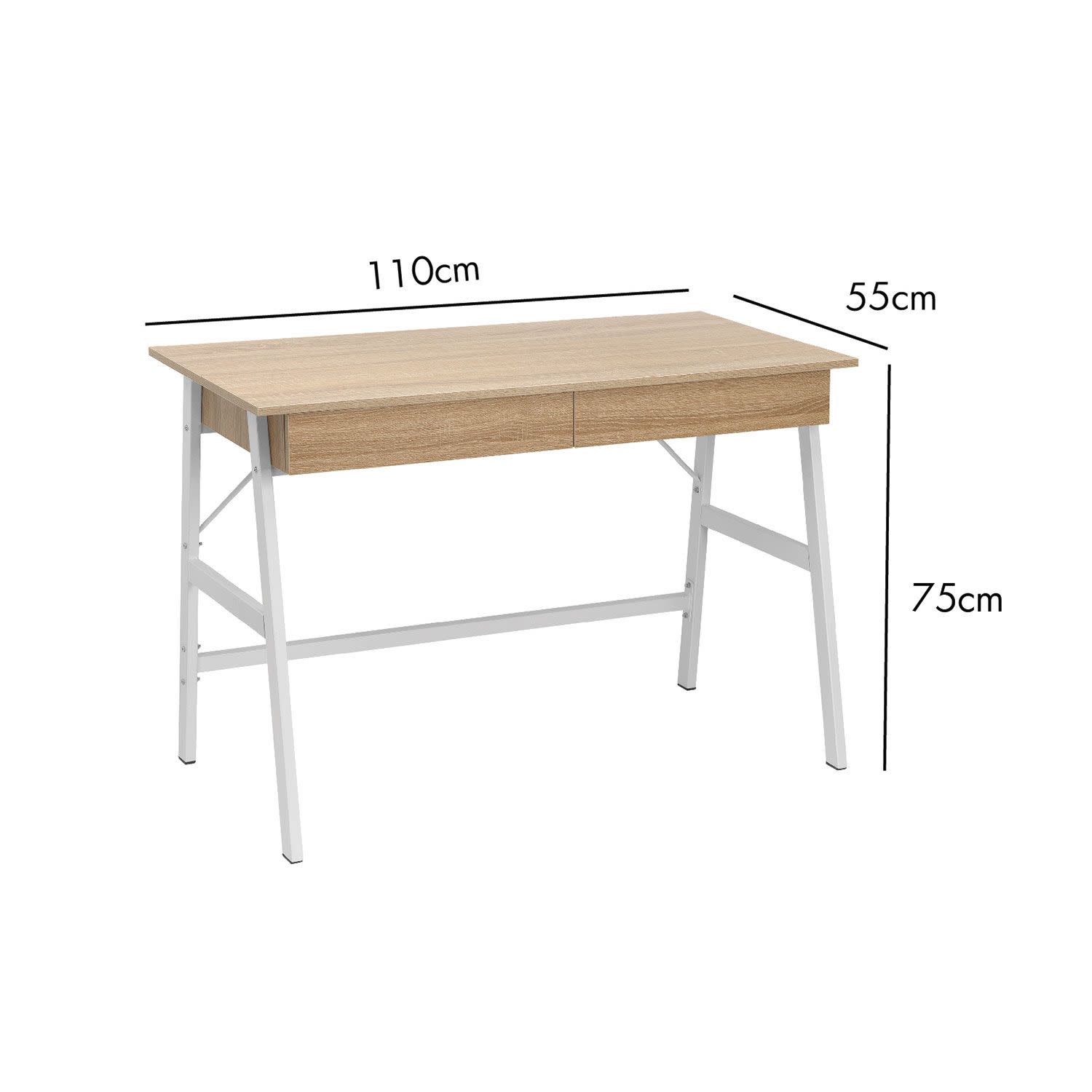 Κάνε κλικ για να δεις την εικόνα 3 του @Work Γραφ. Pure Oak &Καρέκλα Handy Μαυρ