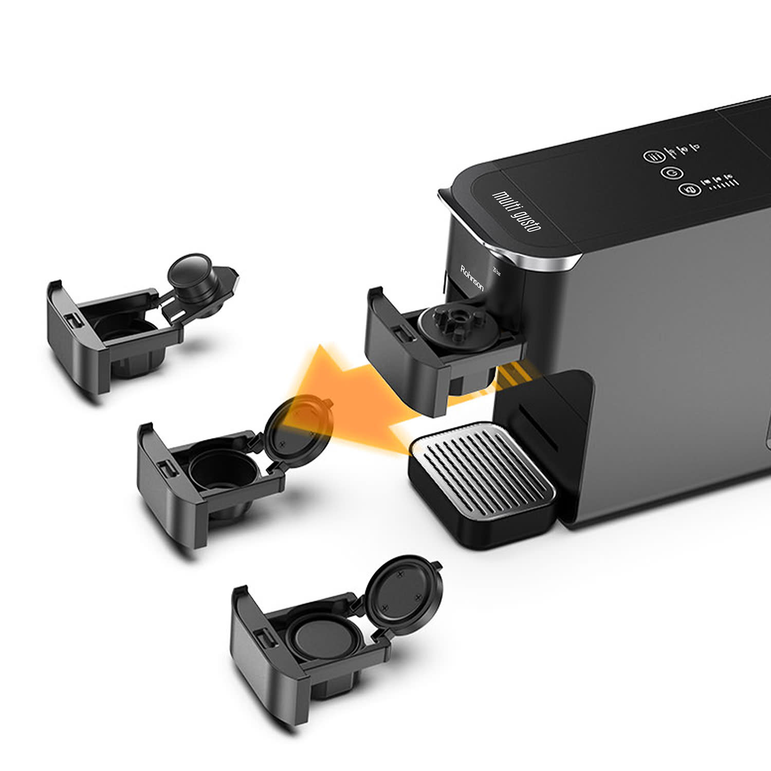 Εικόνα 3 του Rohnson Καφετιέρα Espresso Ημιαυτόματη R-98055