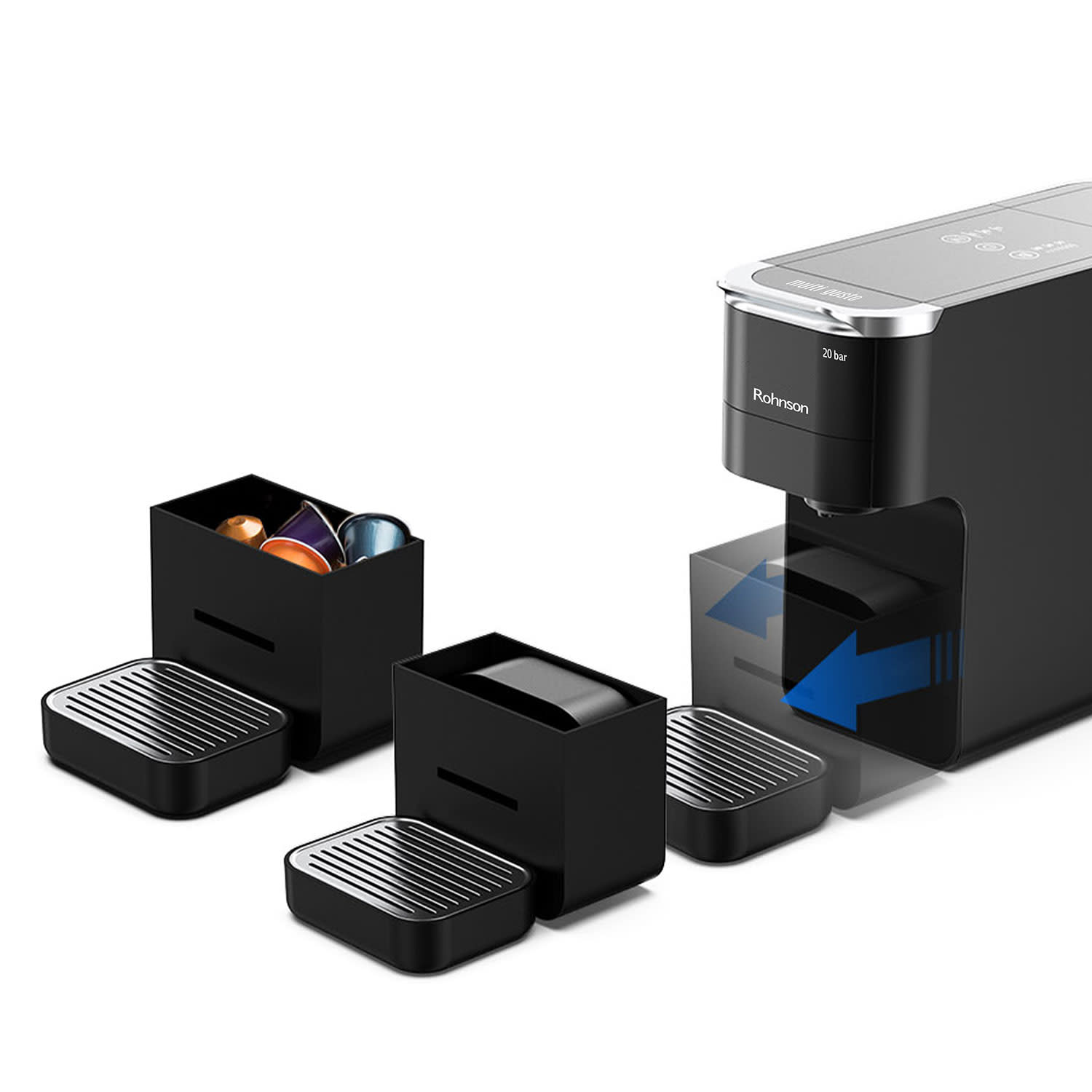 Εικόνα 4 του Rohnson Καφετιέρα Espresso Ημιαυτόματη R-98055