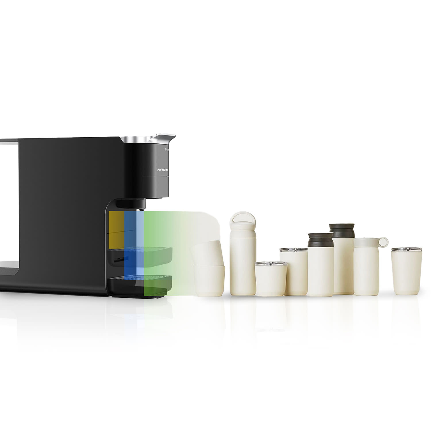 Εικόνα 5 του Rohnson Καφετιέρα Espresso Ημιαυτόματη R-98055
