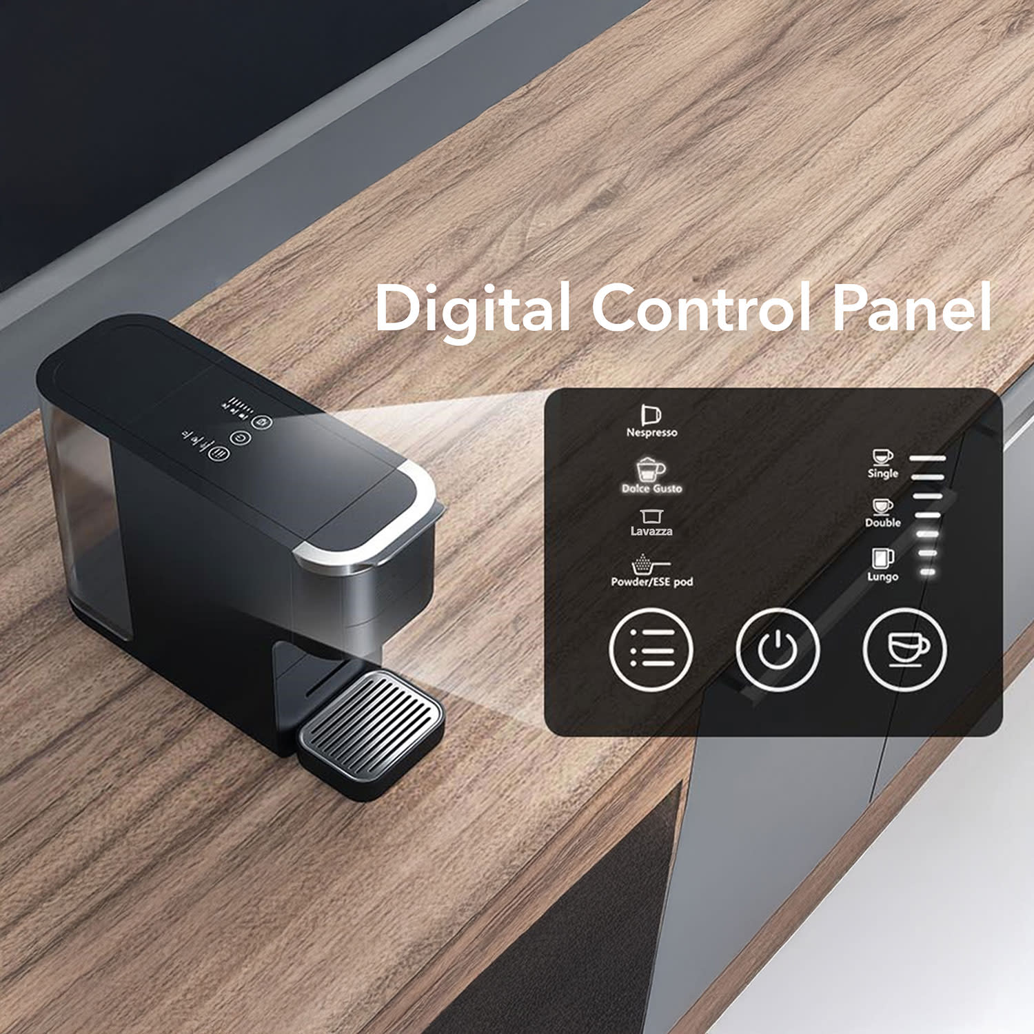 Εικόνα 9 του Rohnson Καφετιέρα Espresso Ημιαυτόματη R-98055