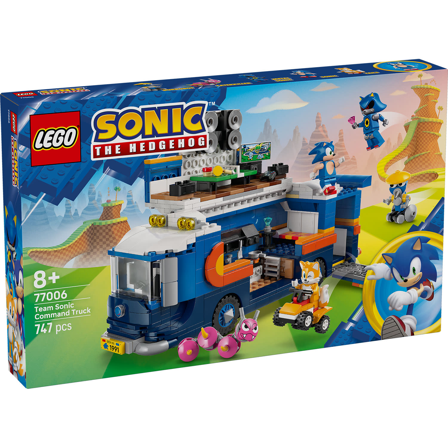 LEGO Sonic the Hedgehog™ Επιχειρησιακό Φορτηγό Ομάδας Sonic 77006