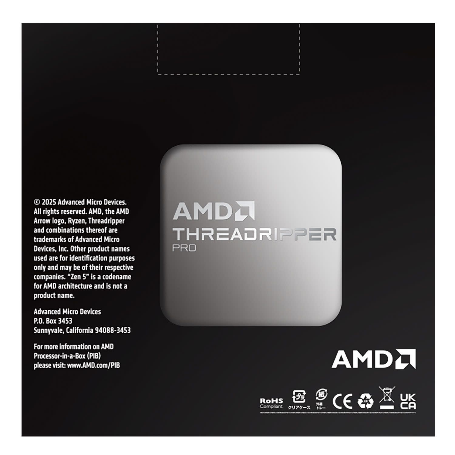 Κάνε κλικ για να δεις την εικόνα 4 του AMD CPU Ryzen Threadripper 9995WX (sTR5/2.4 GHz/384 MB)