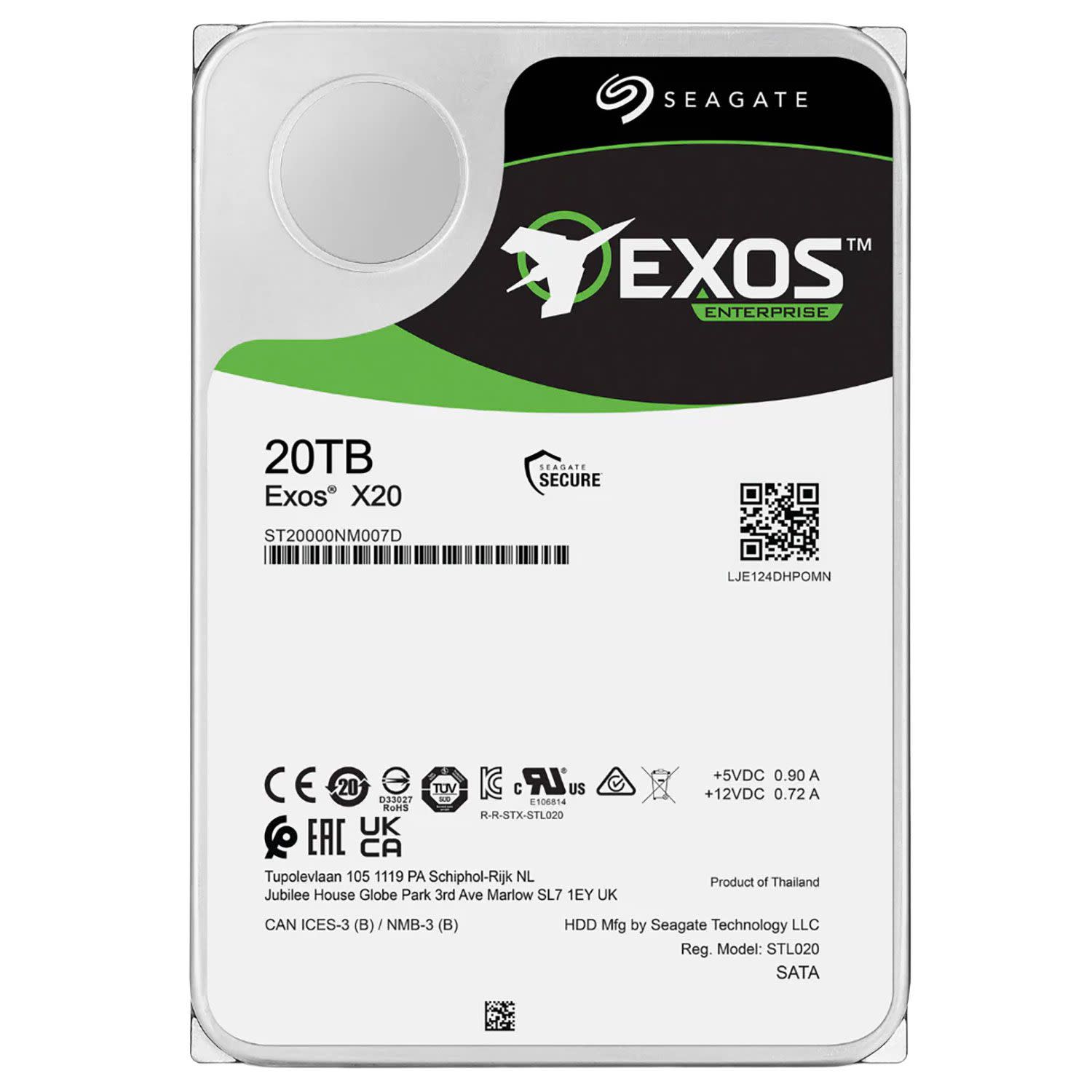 Εικόνα 2 του Seagate HDD Exos X20 20TB 3.5"