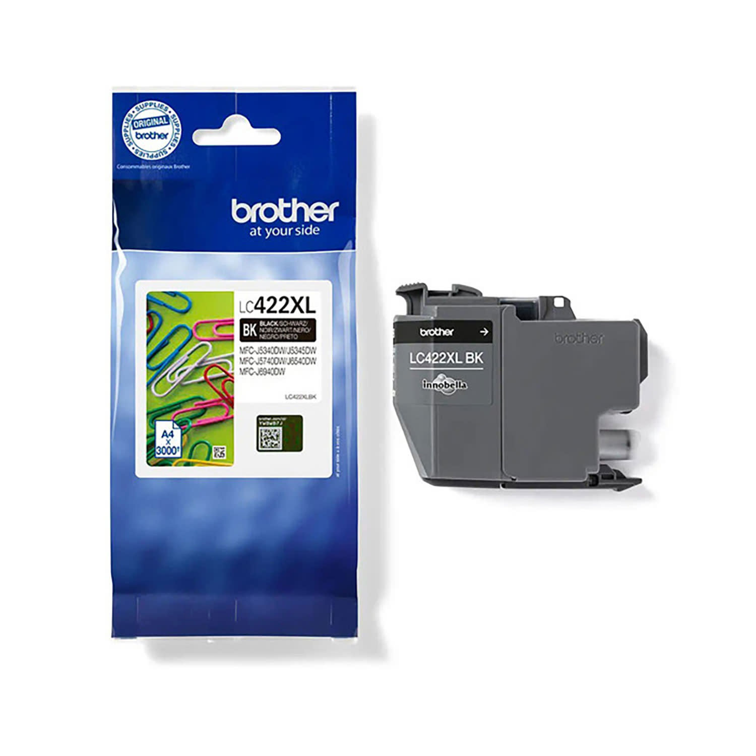 Εικόνα 1 του ΜΕΛΑΝΙ BROTHER LC-422XLBK XL
