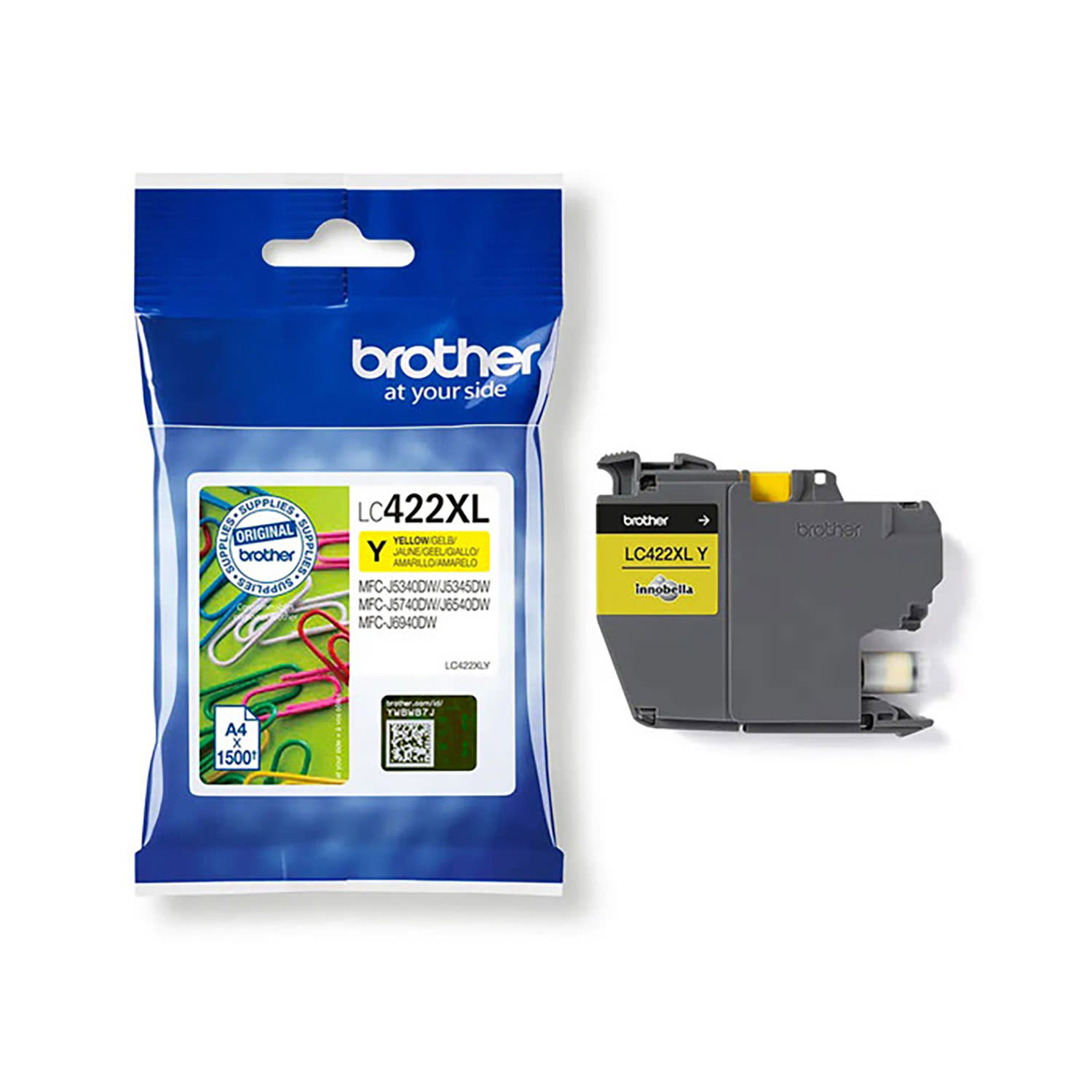 Εικόνα 1 του ΜΕΛΑΝΙ BROTHER LC-422XLY XL