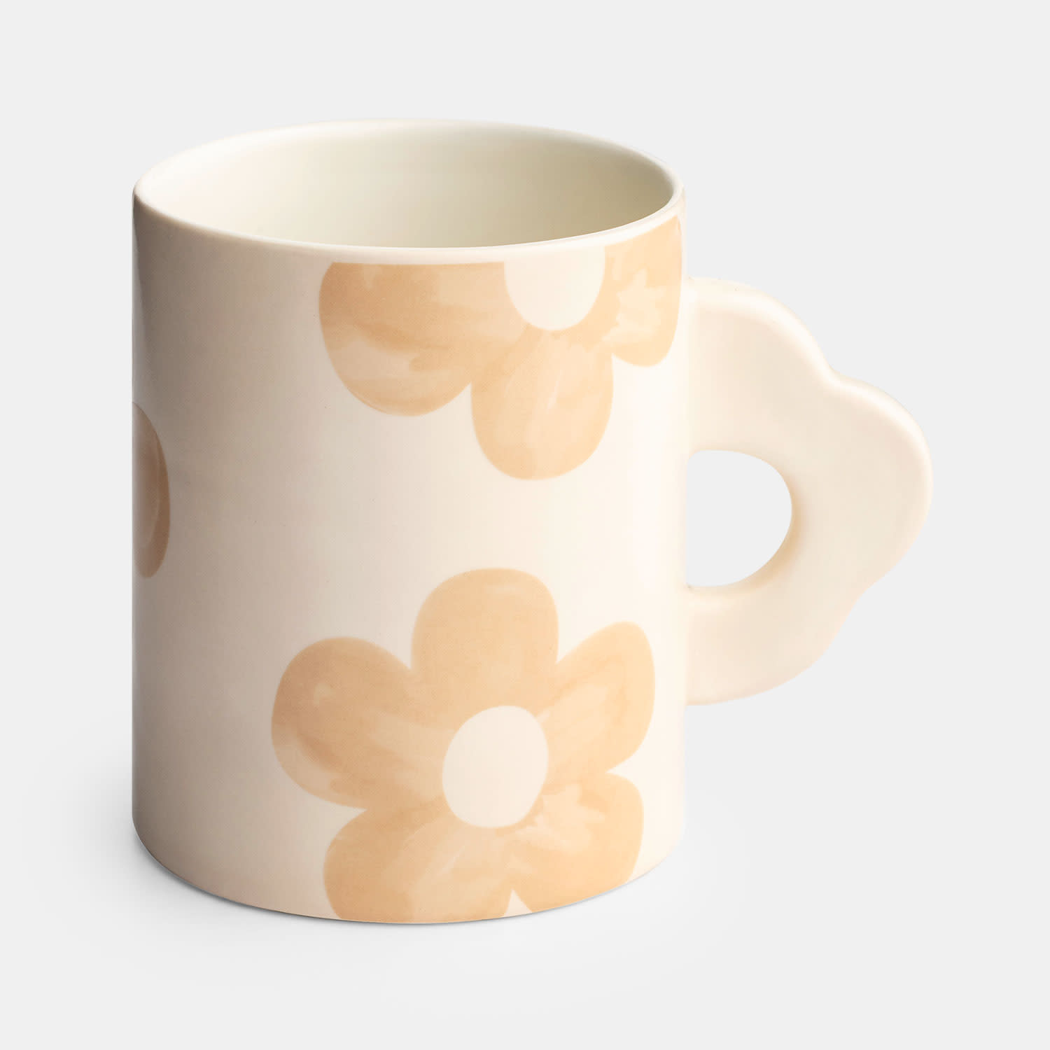 Λευκή Κούπα Με Λουλουδια Wild Poetry Sentio