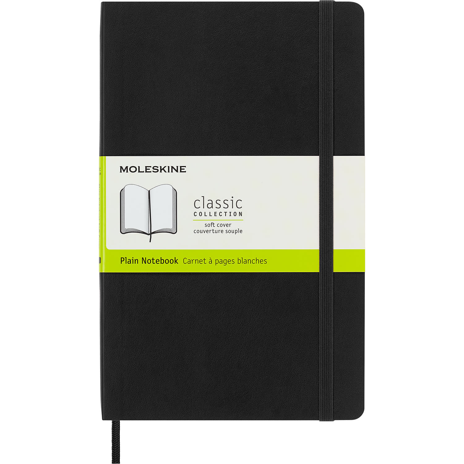 Εικόνα 1 του Moleskine Σημειωματάριο Με Λευκές Σελίδες Large Μαύρο Με Μαλακό Εξώφυλλο