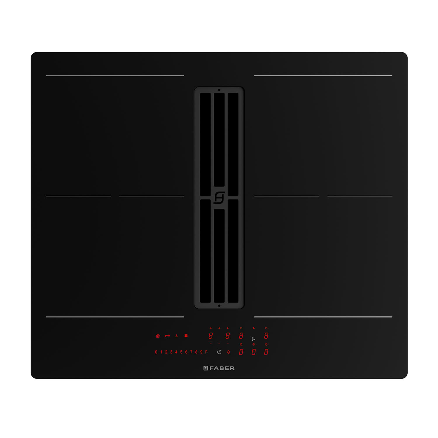 Εικόνα 3 του Faber GALILEO SLIM F600 Εστίες με Απορροφητήρα