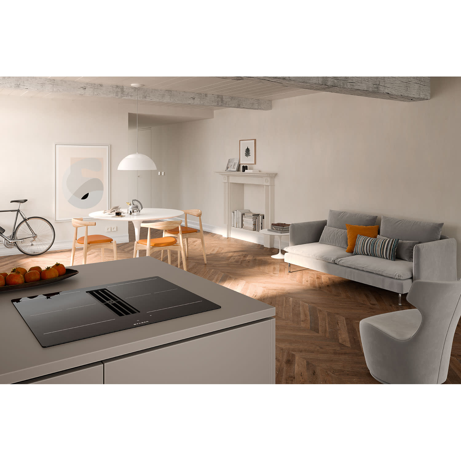 Εικόνα 4 του Faber GALILEO SLIM F600 Εστίες με Απορροφητήρα