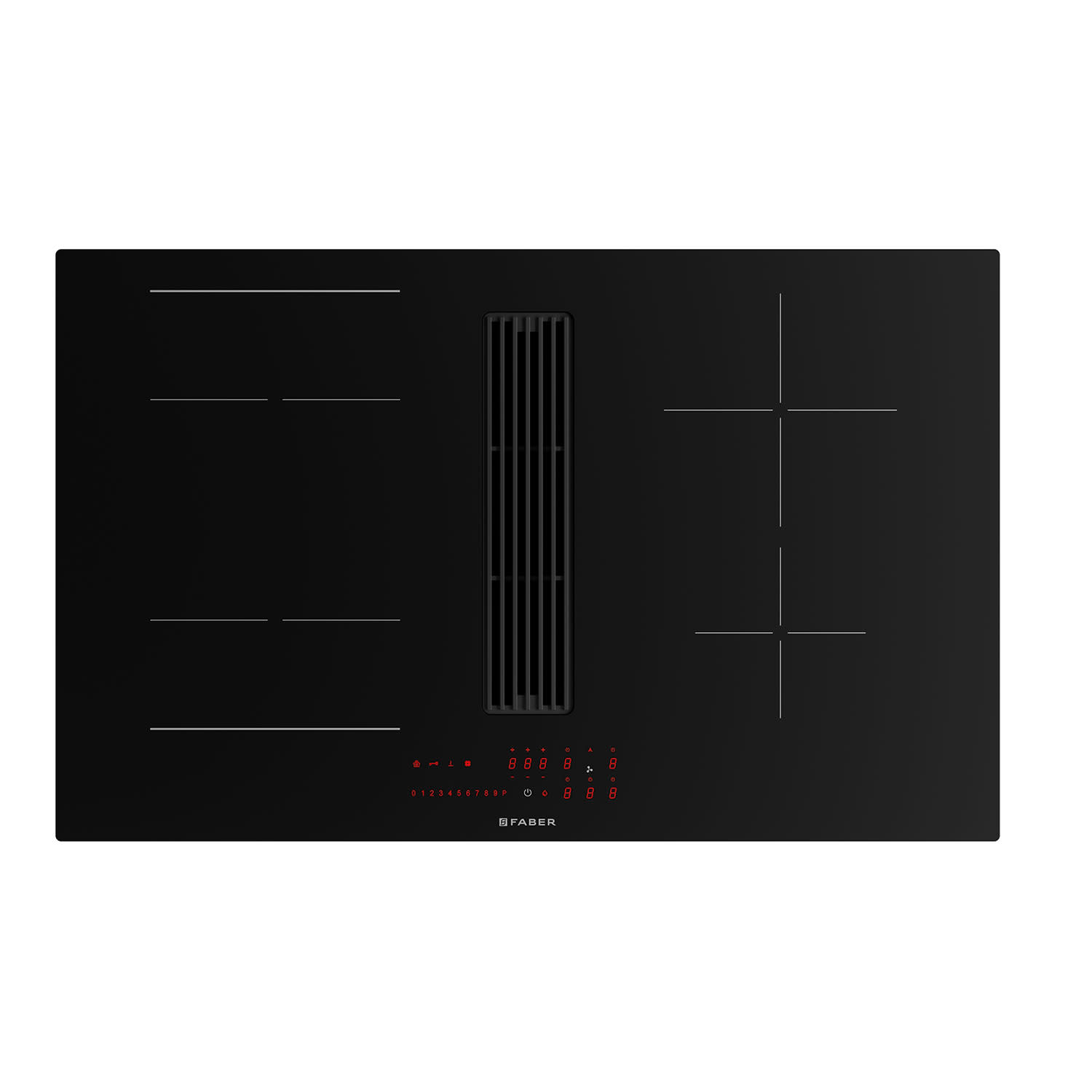 Εικόνα 1 του Faber GALILEO LINEAR  F830 Εστίες με Απορροφητήρα