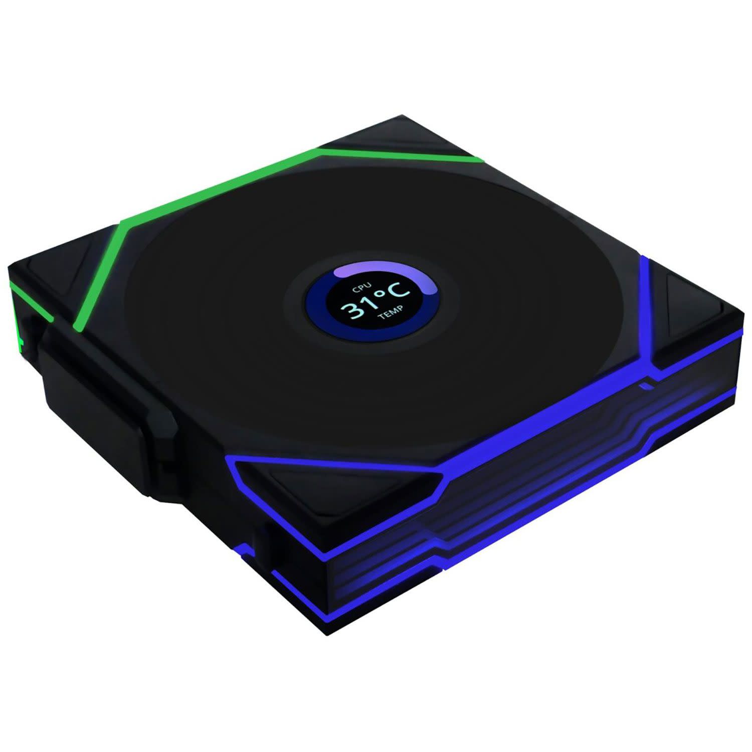 Εικόνα 3 του Lian Li UNI FAN TL-LCD Wireless 120 Black