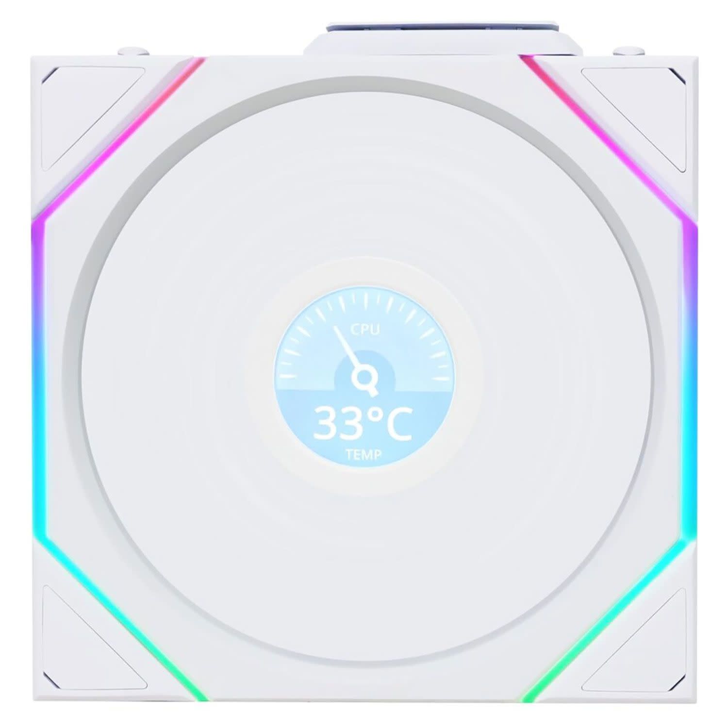 Κάνε κλικ για να δεις την εικόνα 1 του Lian Li UNI FAN TL-LCD Wireless Reverse 120 White