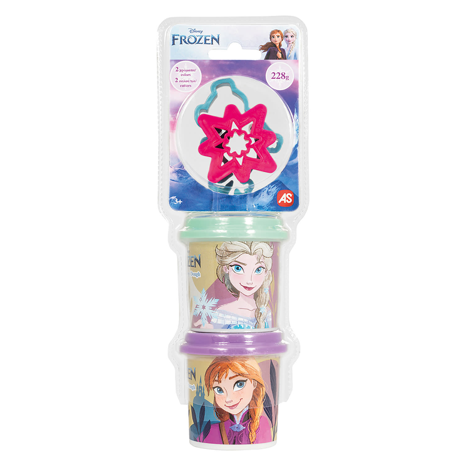 Κάνε κλικ για να δεις την εικόνα 3 του AS Σετ 2 Βαζάκια Πλαστελίνης 4oz Frozen & Spiderman