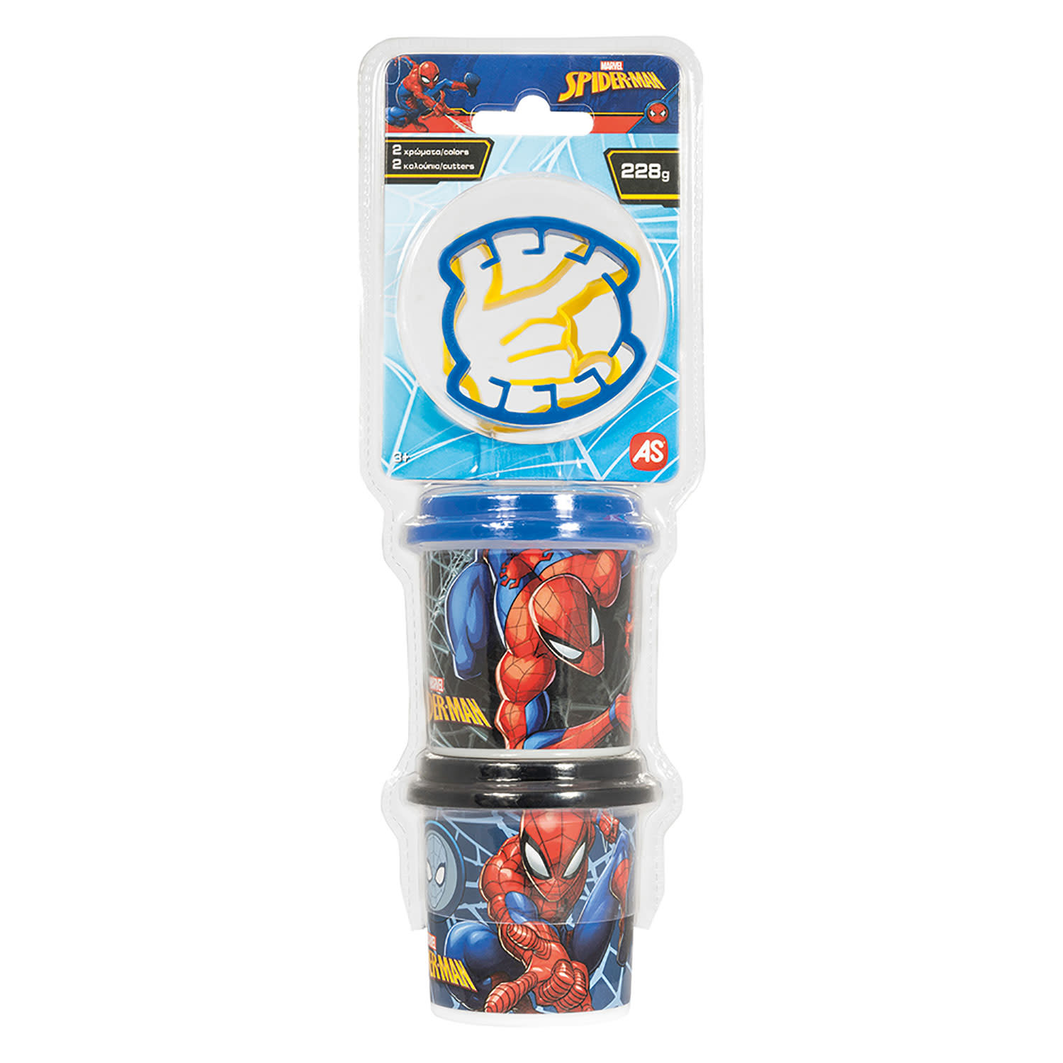 Κάνε κλικ για να δεις την εικόνα 8 του AS Σετ 2 Βαζάκια Πλαστελίνης 4oz Frozen & Spiderman