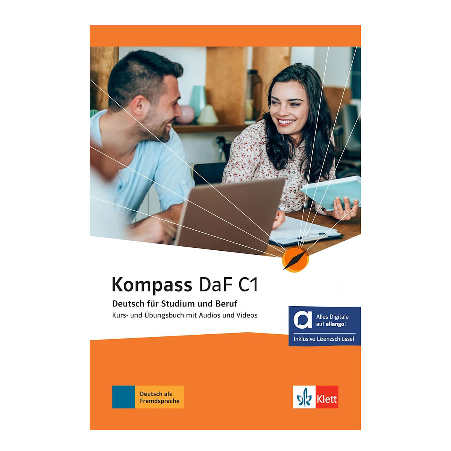 Κάνε κλικ για να δεις την εικόνα 1 του Klett Kompass Daf C1 Kurs - Und ?Bungsbuch