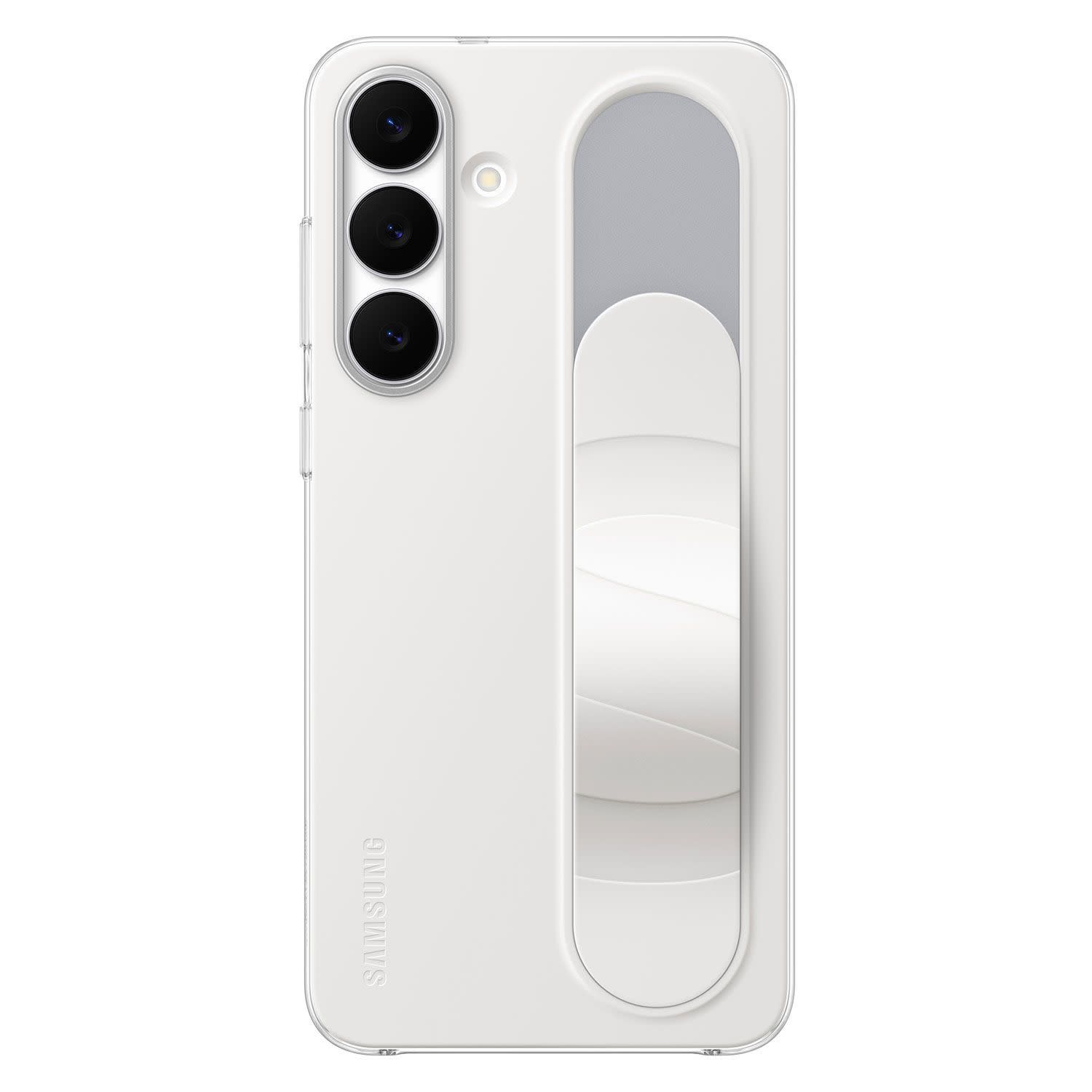 Samsung Θήκη Back Cover για Samsung Galaxy S25 FE Standing Grip Λευκή
