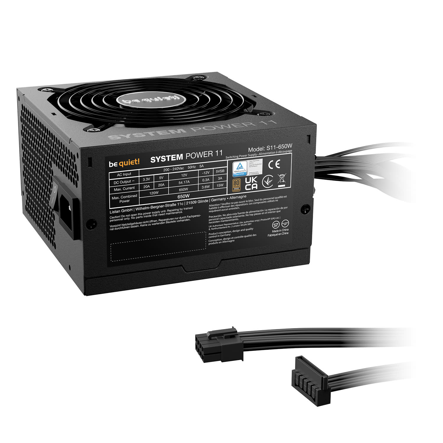 Εικόνα 3 του Be Quiet! Be Quiet PSU System Power 11 650W 80+ Bronze