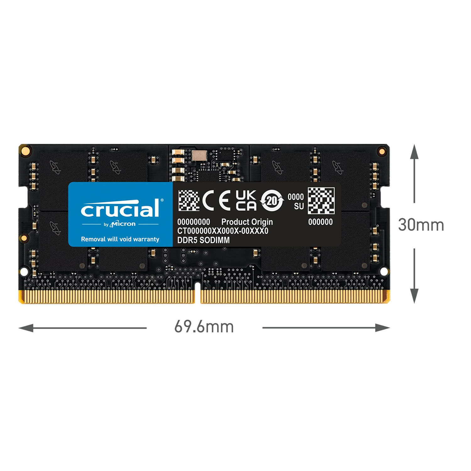 Εικόνα 2 του Crucial Laptop RAM SODIMM 128GB Kit 5600MHz DDR5