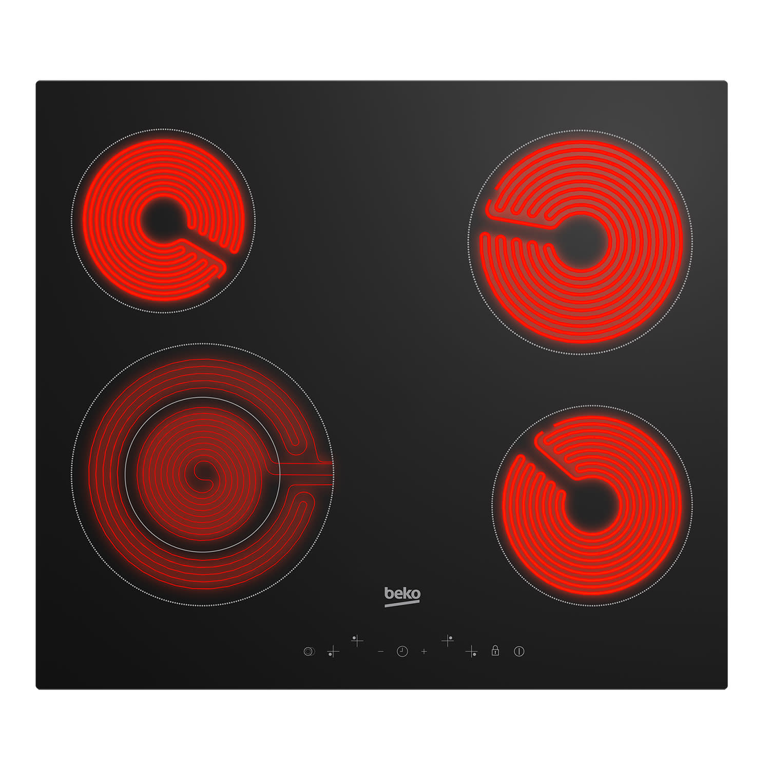 Beko HIC 64402 E Εστίες Κεραμικές