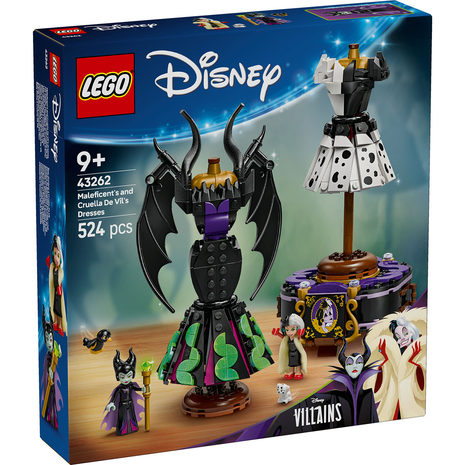 LEGO 43262 Maleficent'S And Cruella De Vil'S Dresse