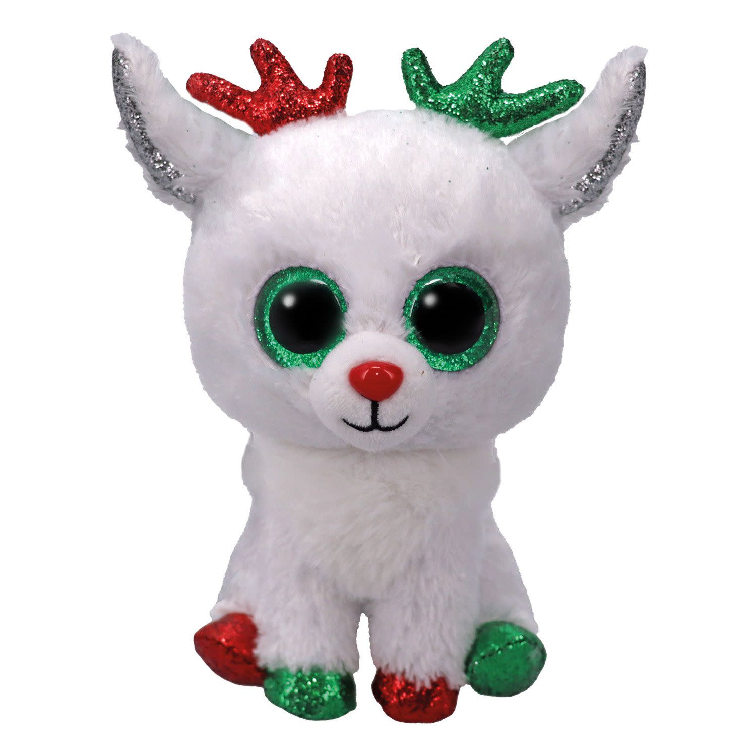 TY Λούτρινο Beanie Boos Λευκός Τάρανδος 15εκ