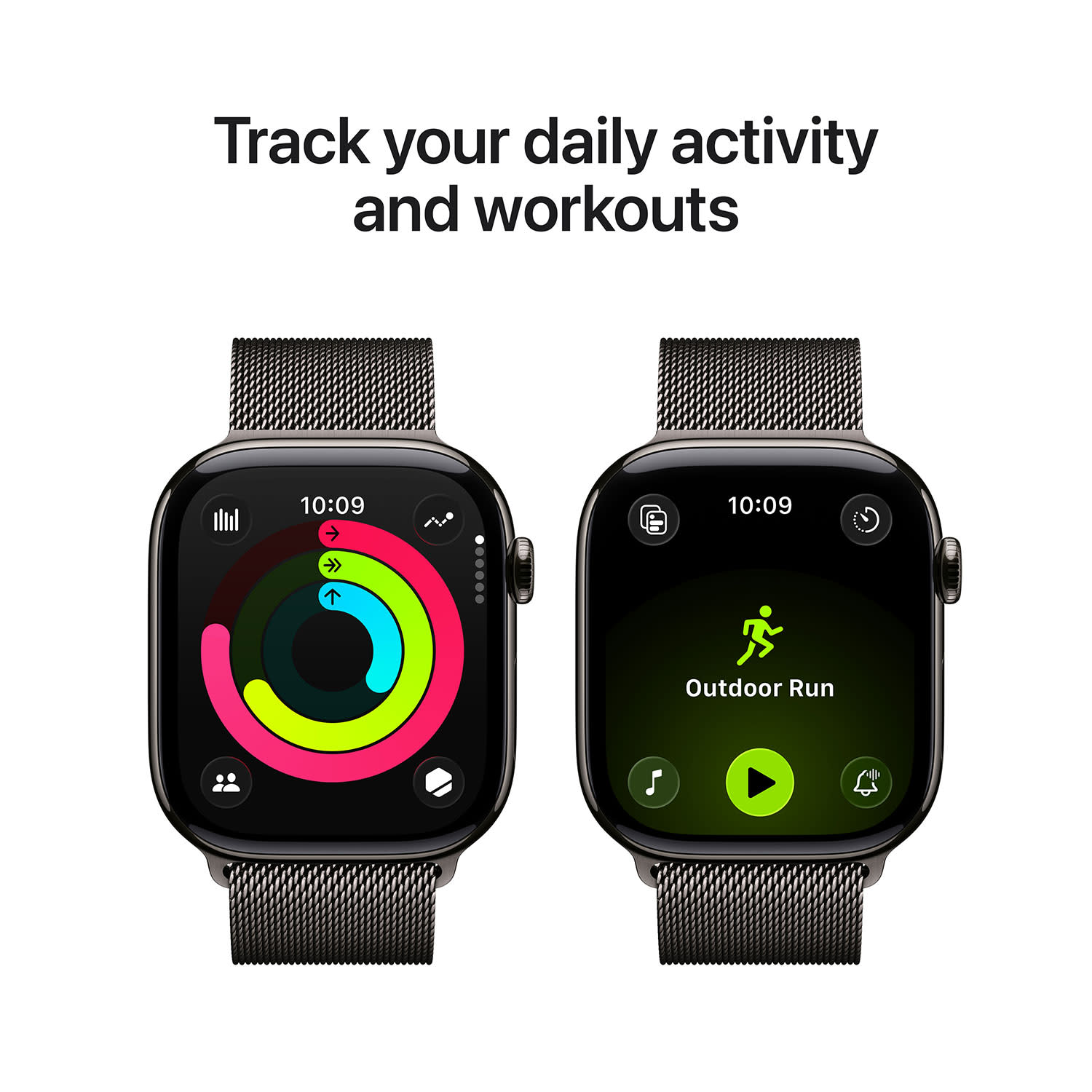 Εικόνα 4 του Apple Watch Series 11 Cell 42mm Slate Titanium with Slate Milanese Loop