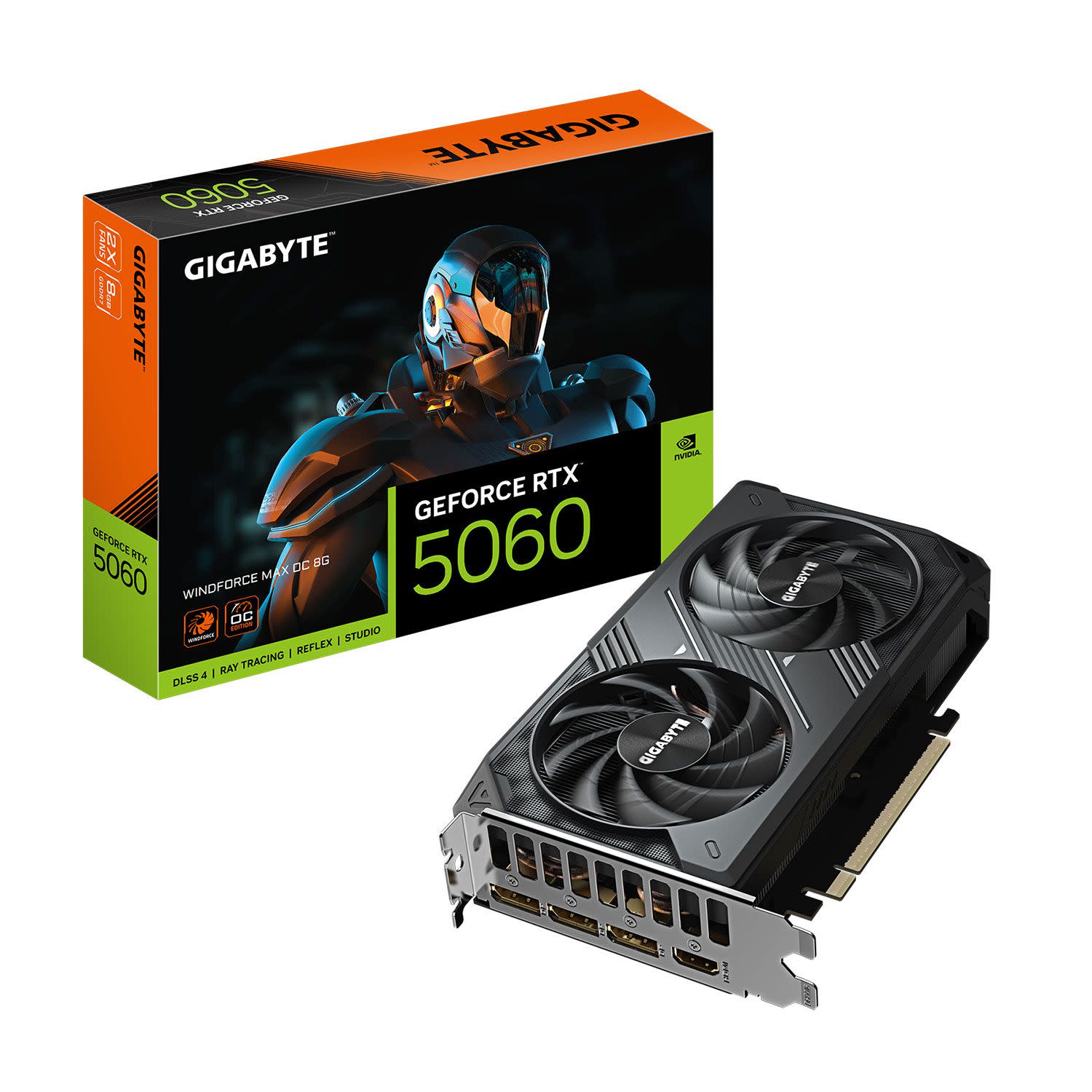 Gigabyte VGA GeForce RTX RTX 5060 Windforce Max OC 8 GB