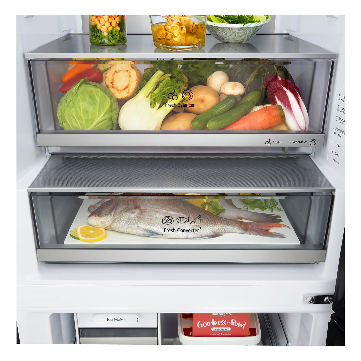 Εικόνα 9 του LG GBBW726DEV Ψυγειοκαταψύκτης Ανθρακί