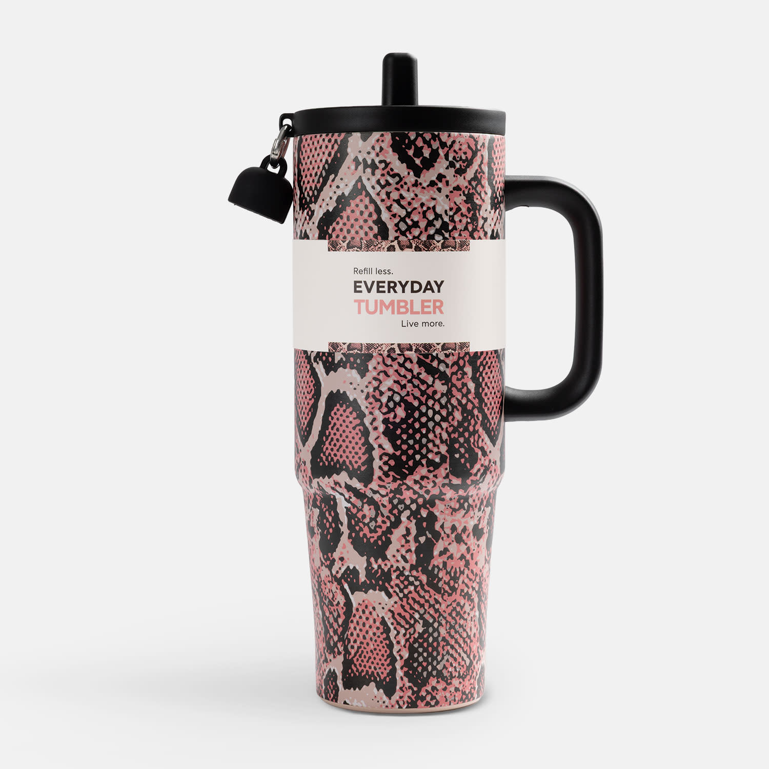 Εικόνα 1 του Sentio Παγούρι με Καλαμάκι 900ml Snake