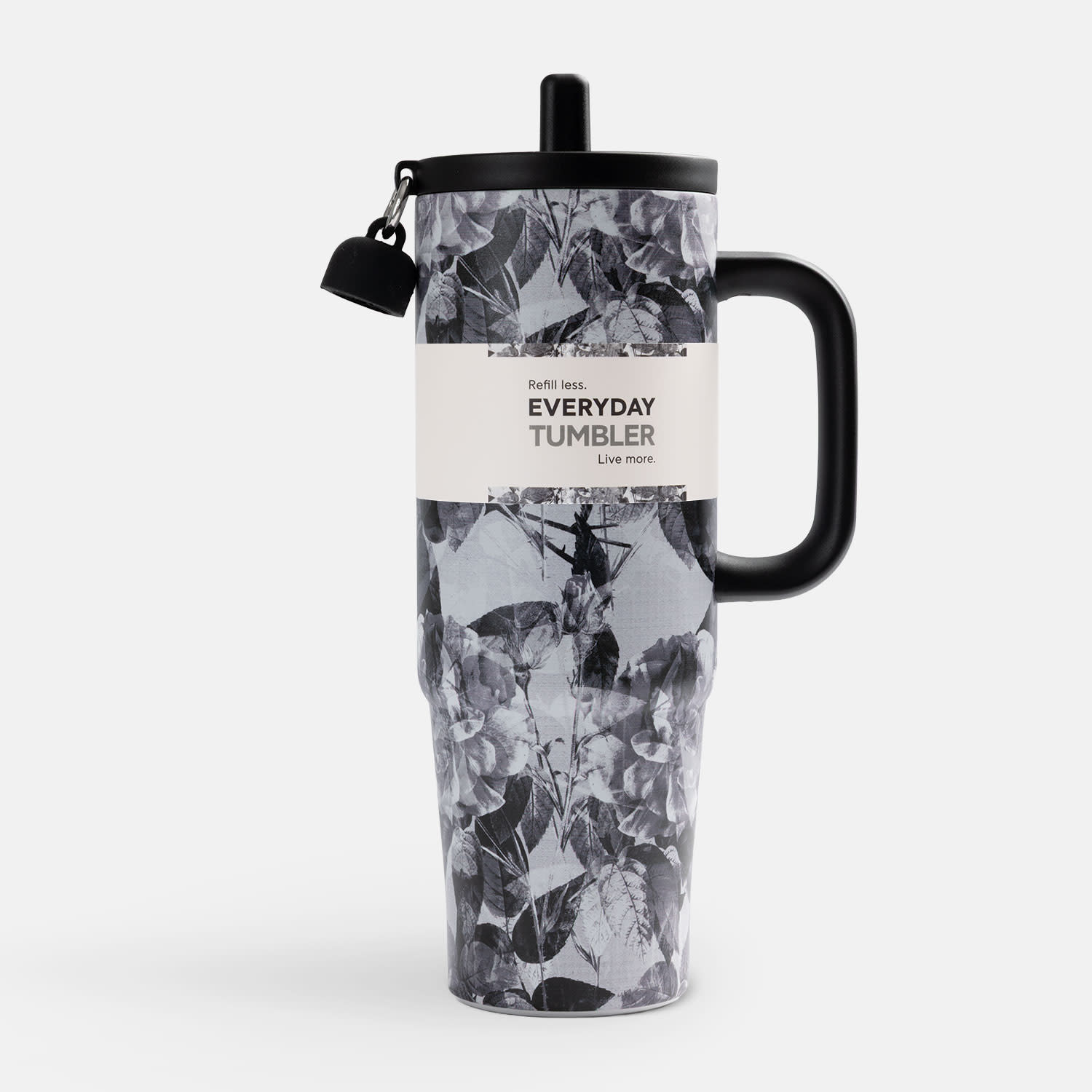 Εικόνα 1 του Sentio Παγούρι με Καλαμάκι 900ml Gothic Roses