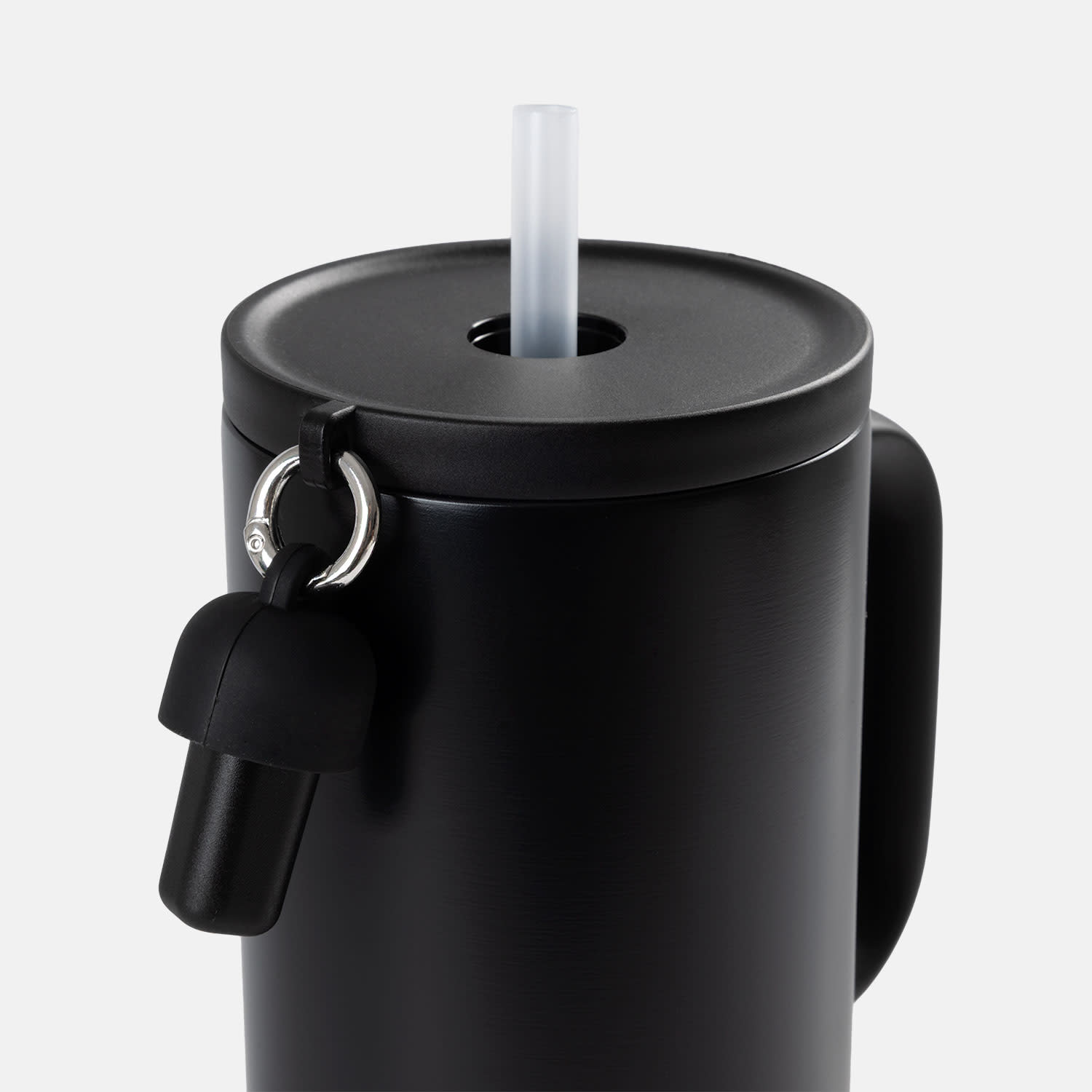 Εικόνα 3 του Sentio Παγούρι με Καλαμάκι 900ml Μάυρο