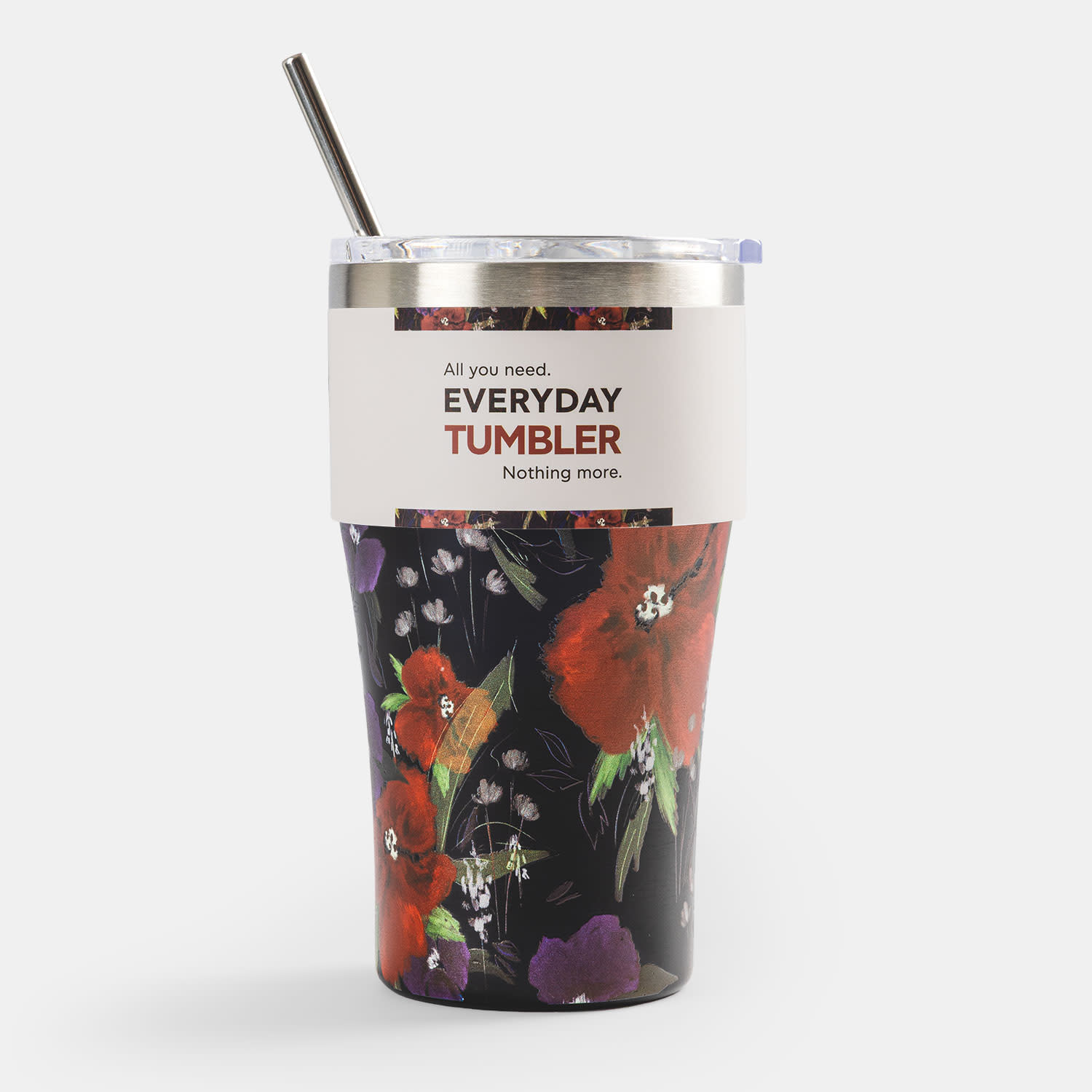 Sentio Κούπα Ταξιδίου με Καλαμάκι 500ml Fall Floral